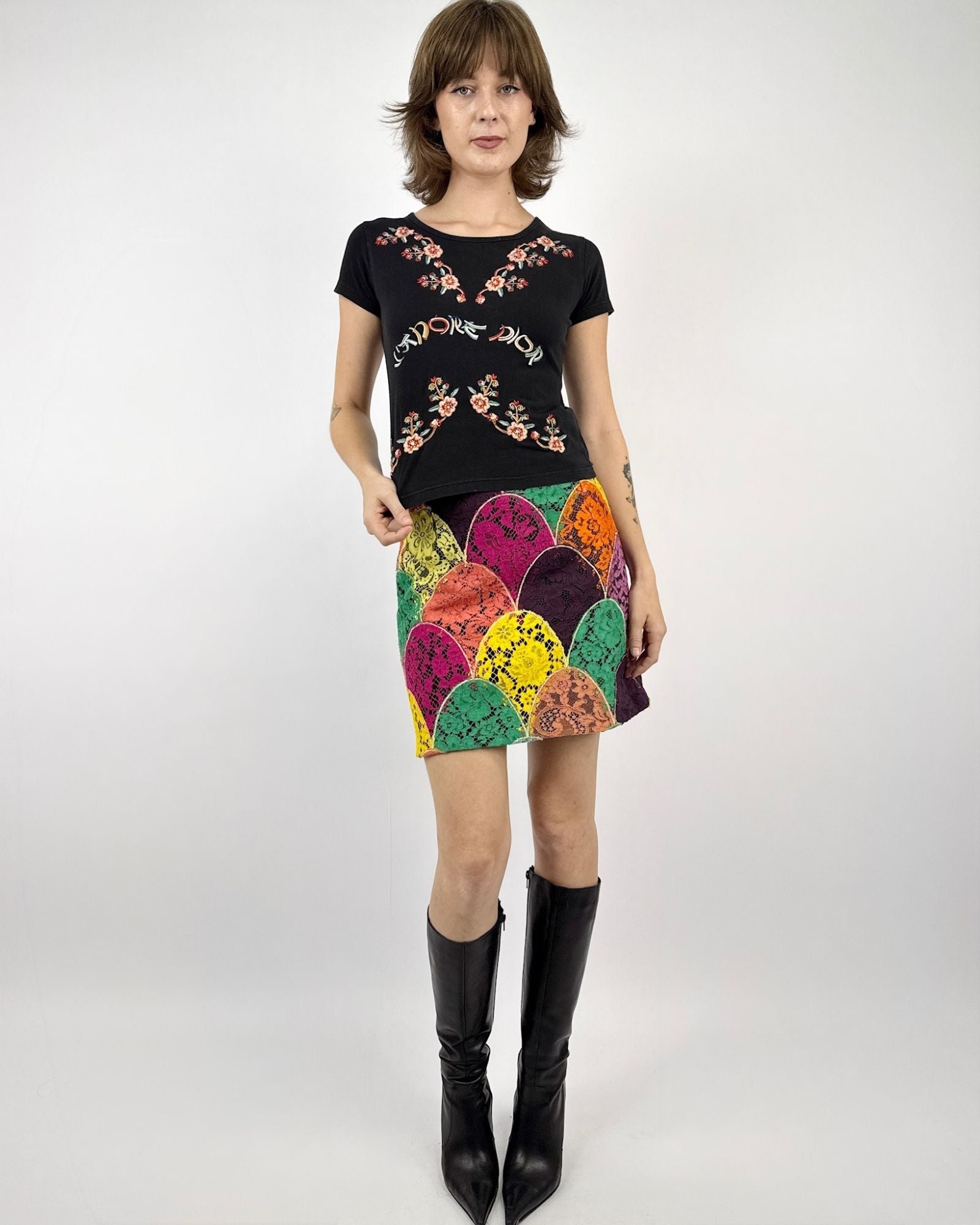 Christian Dior J'Adore Dior Embroidered Tee