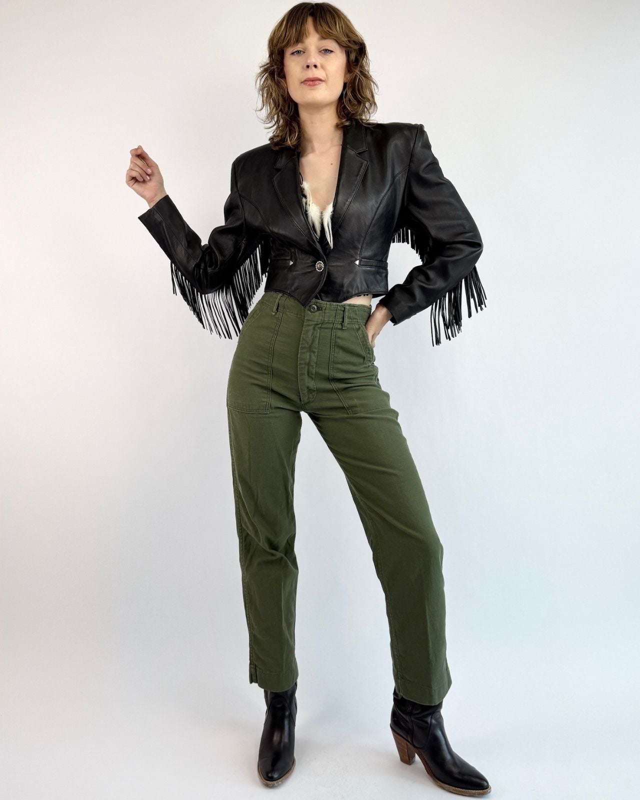 On The Fringe North Beach Leather Jacket