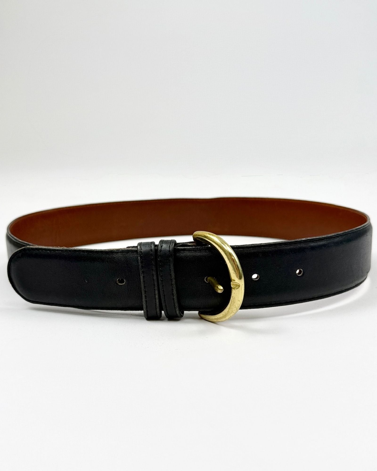 Classic Black Coach Belt