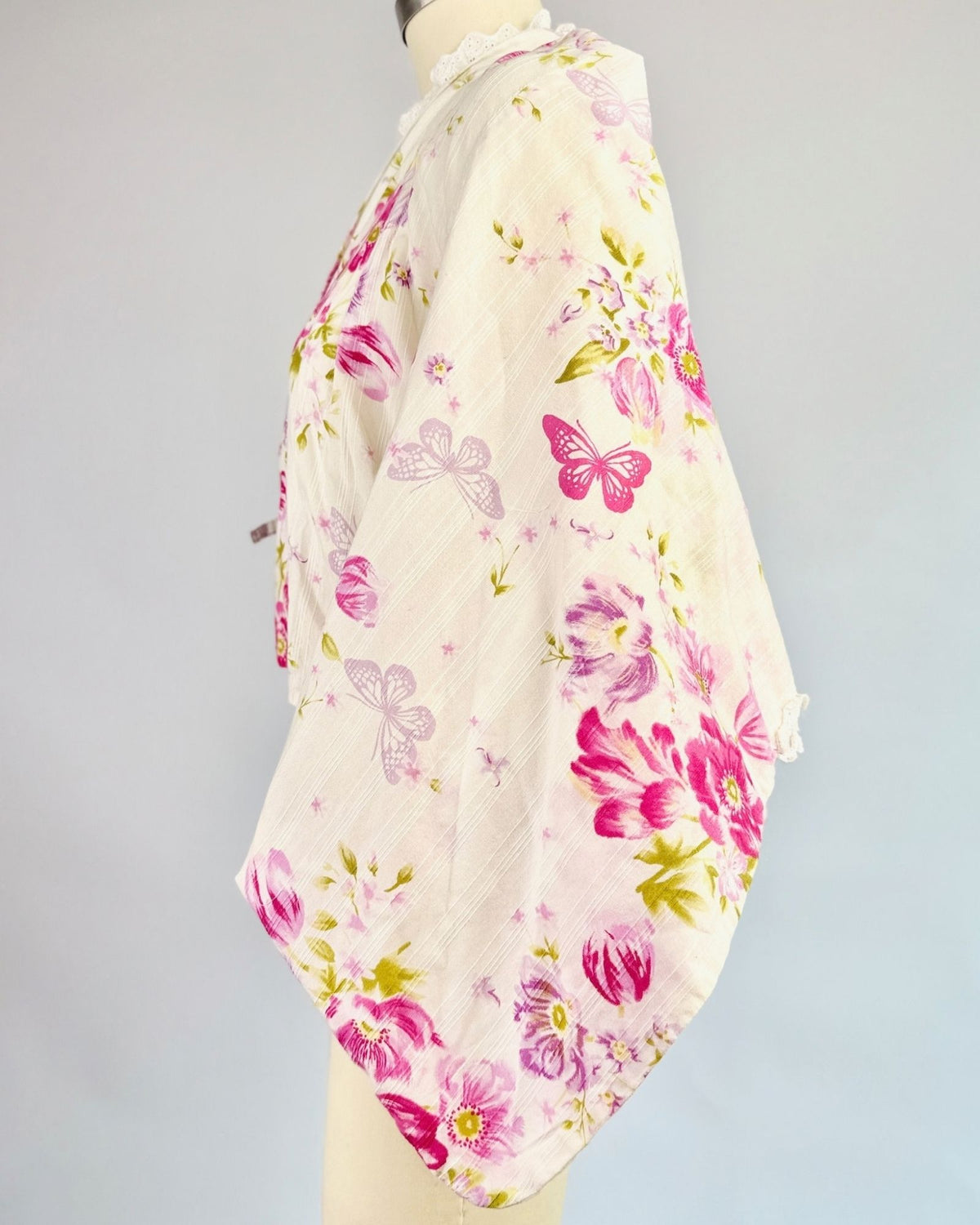 Cotton Butterfly Kimono Top