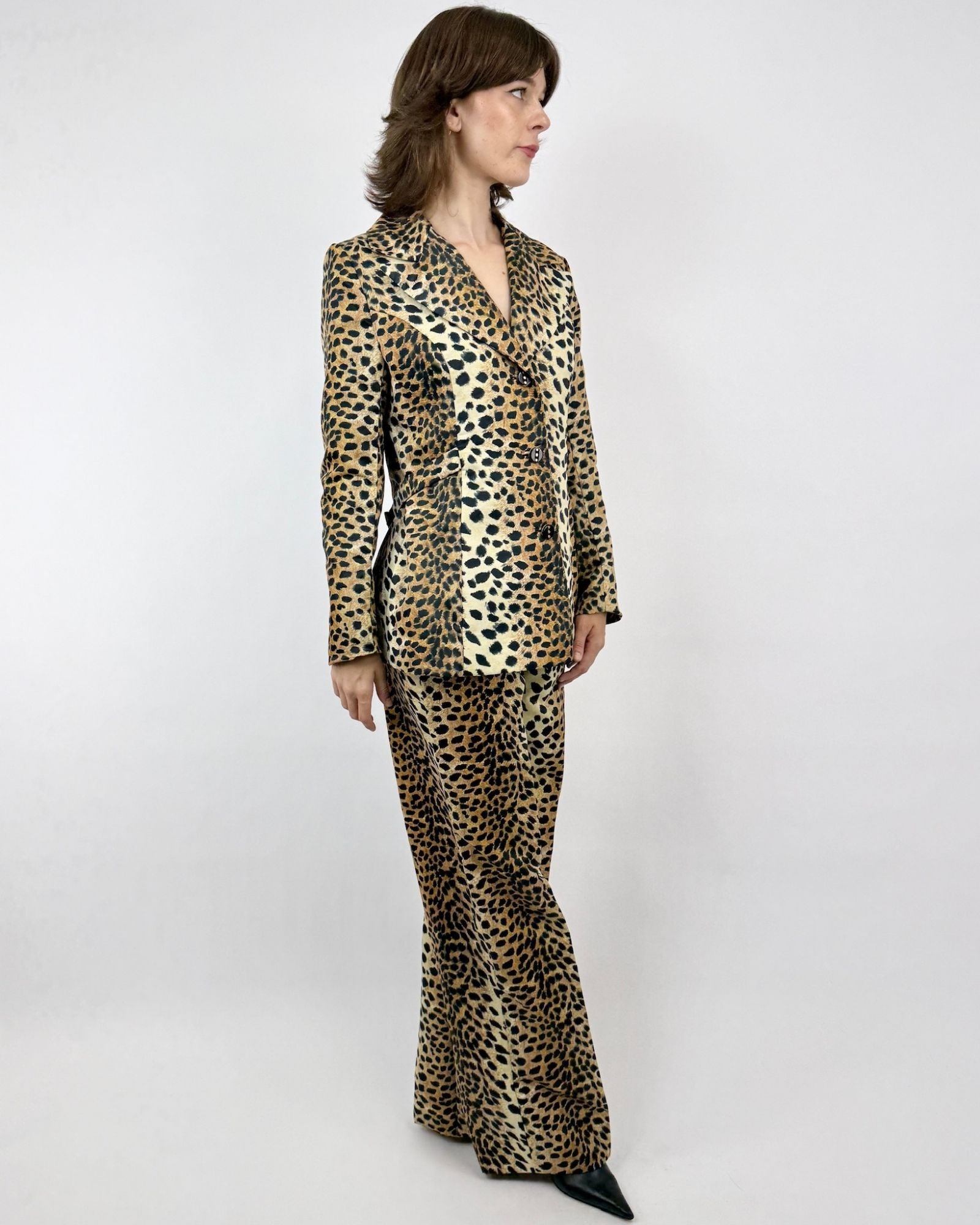 Purrrfectly Poised 70s Leopard 2pc Set