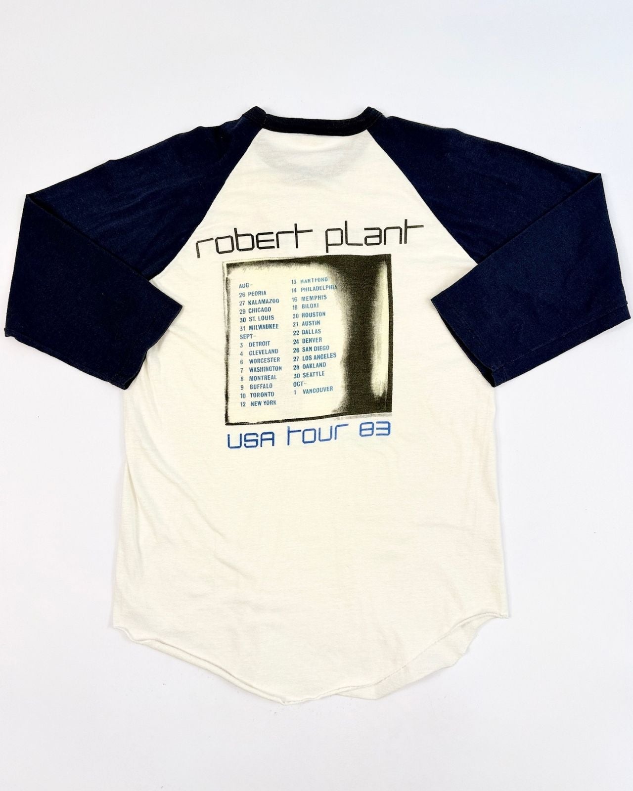 Robert Plant 1983 Tour Raglan Tee