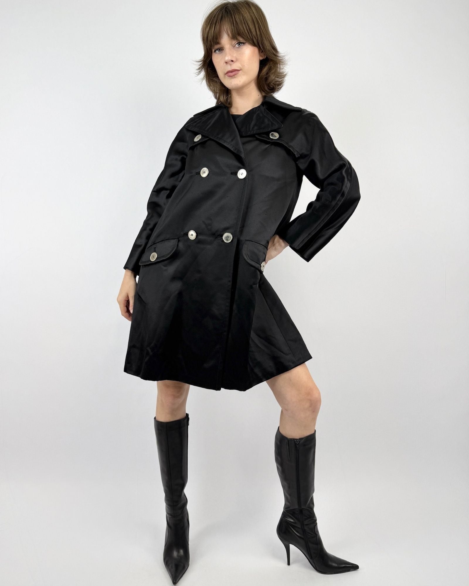 Rudi Gernreich Midnight Strikes Peacoat