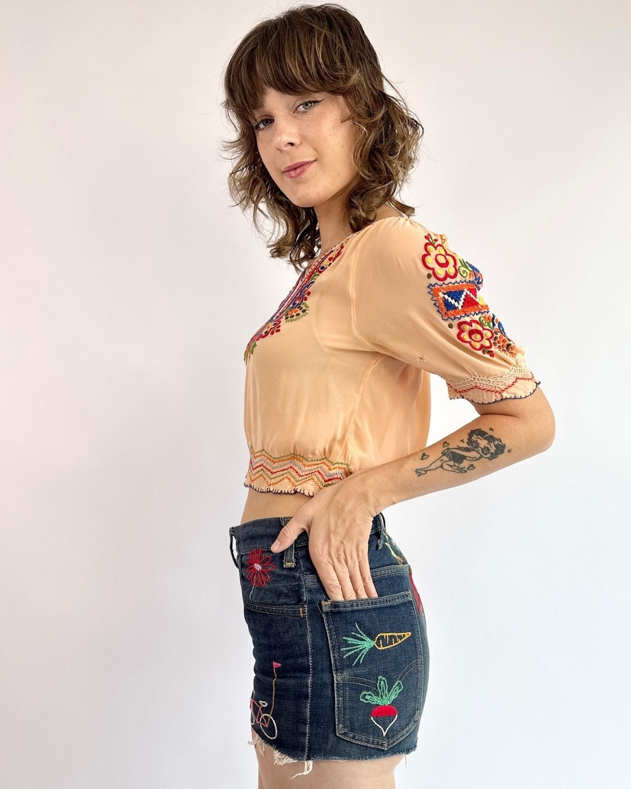 Levi's Big E Arts and Crafts Shorts