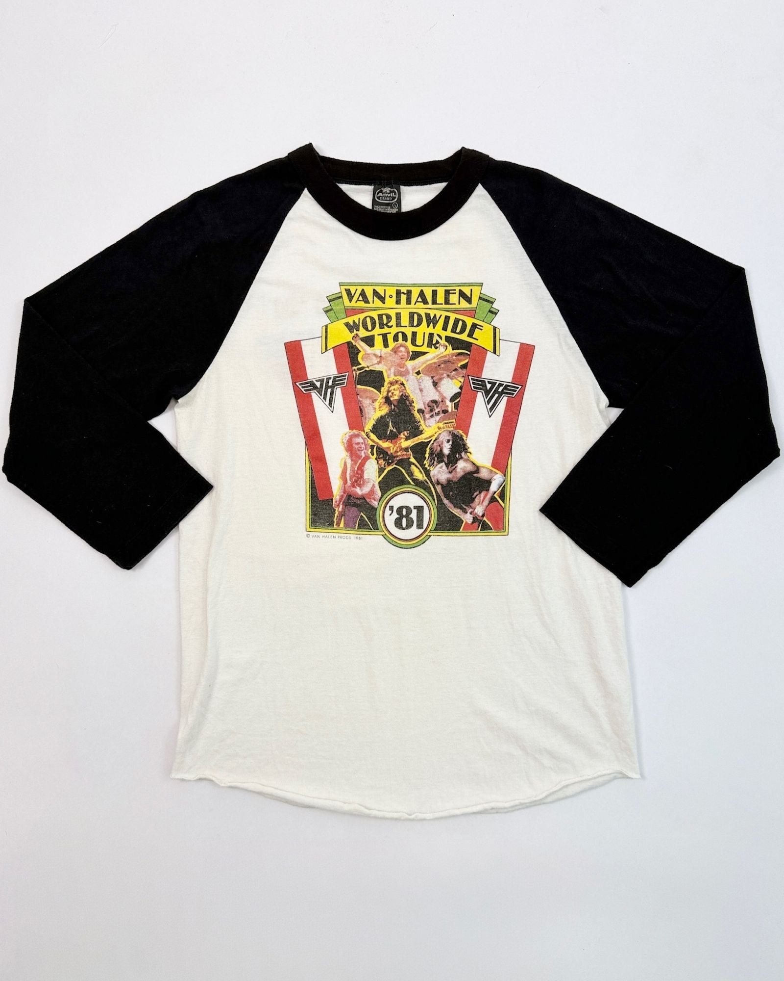 1981 Van Halen Raglan Tee
