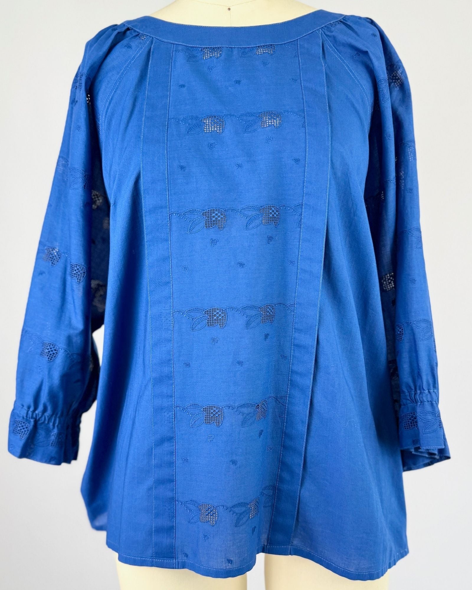 Geiger Lapis Cotton Blouse