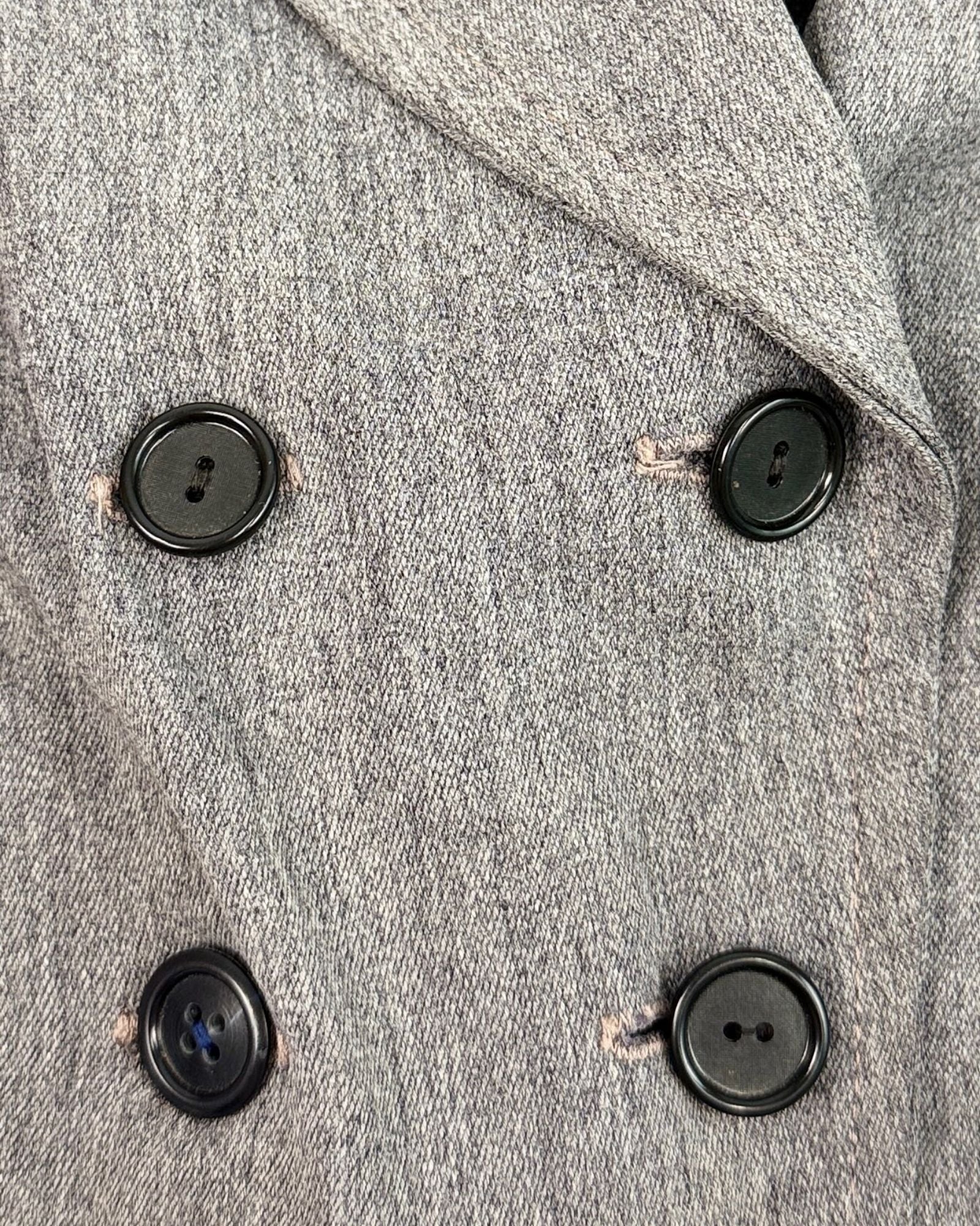 1930s Grey Double Breasted Vest