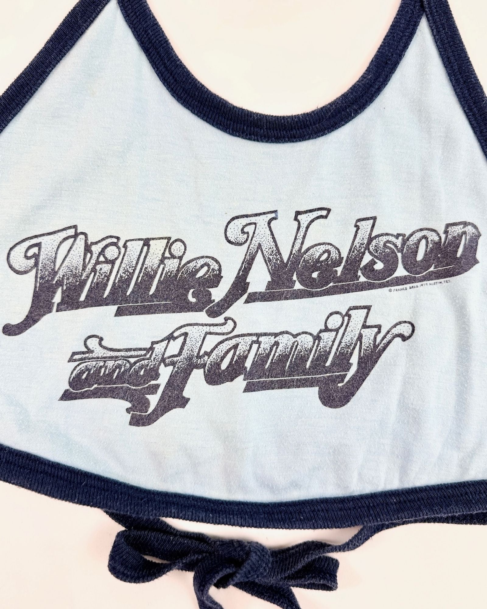 Willie Nelson and Family 1979 Halter Top