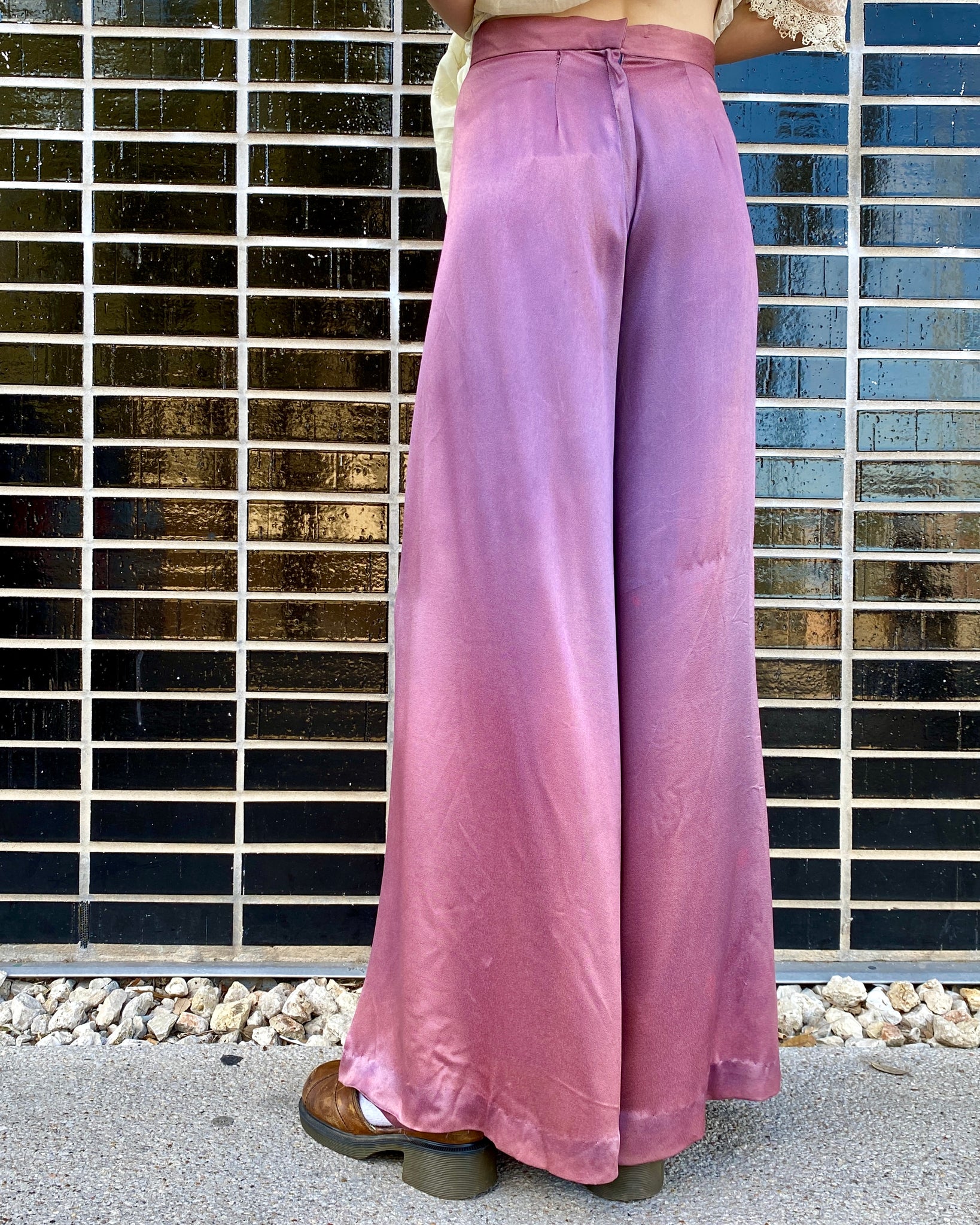 70's Lavender Ombre Palazzo Pants