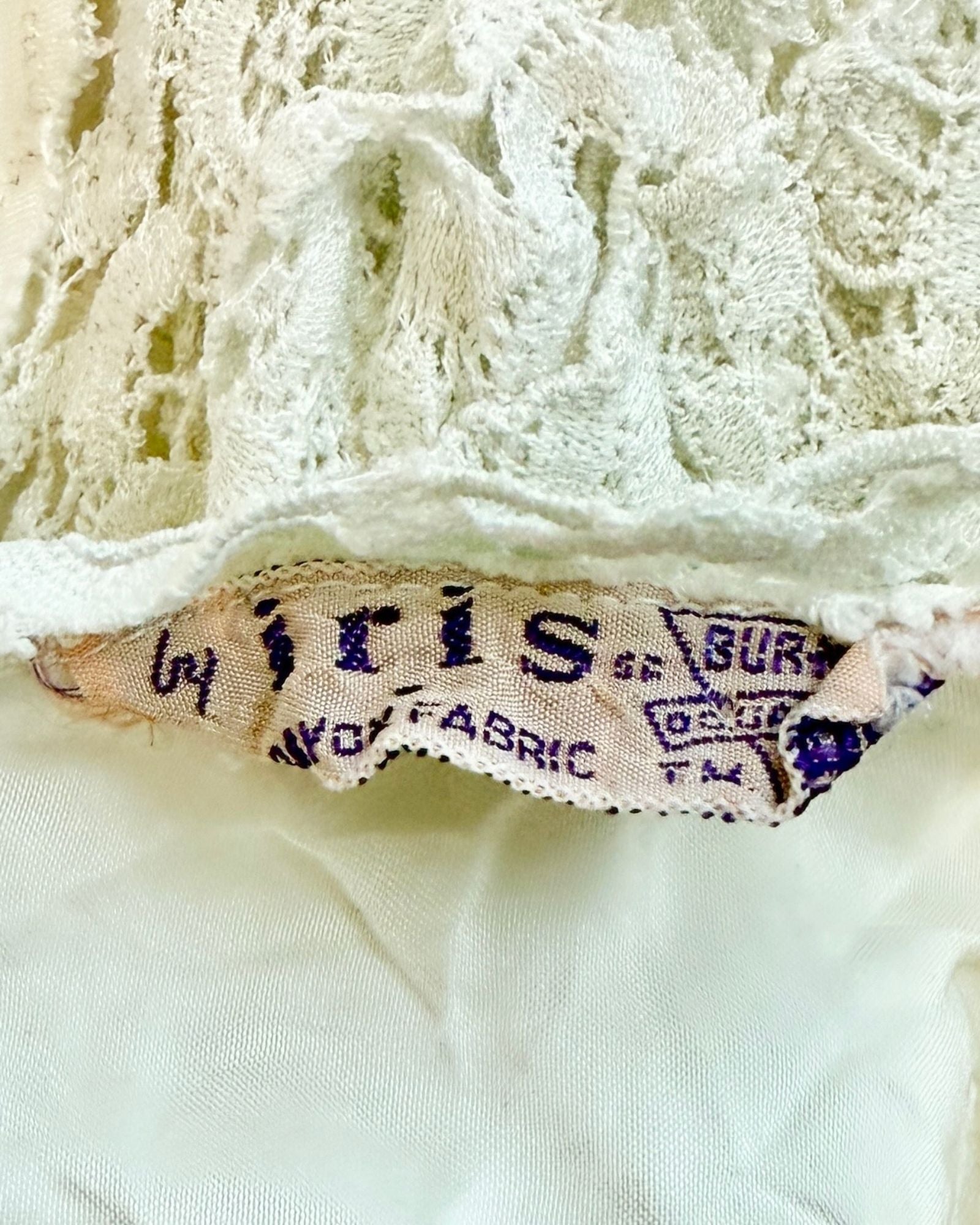 1930s Dove Springs White Slip Dress