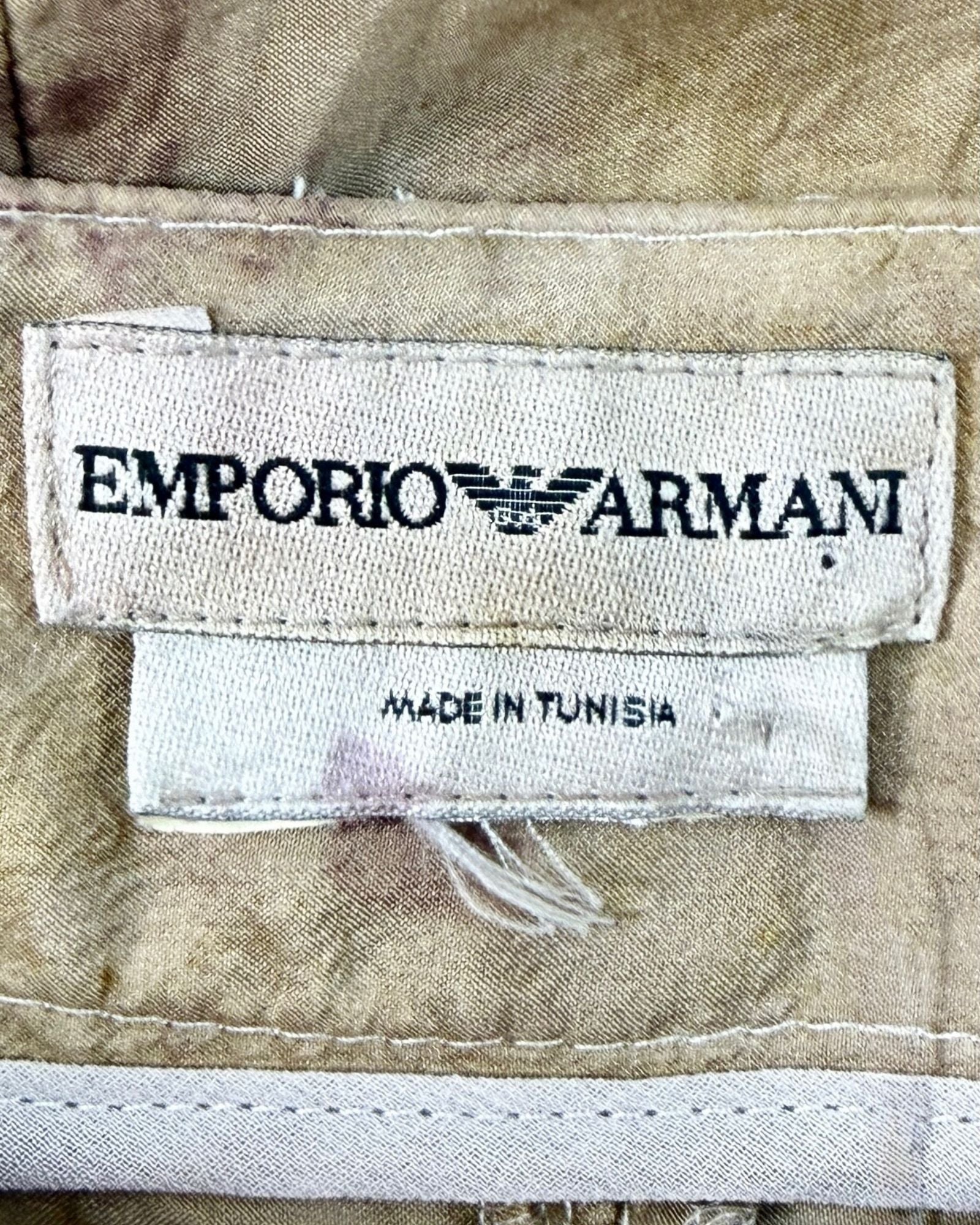 Emporio Armani Sandy Landscapes Silk Pants