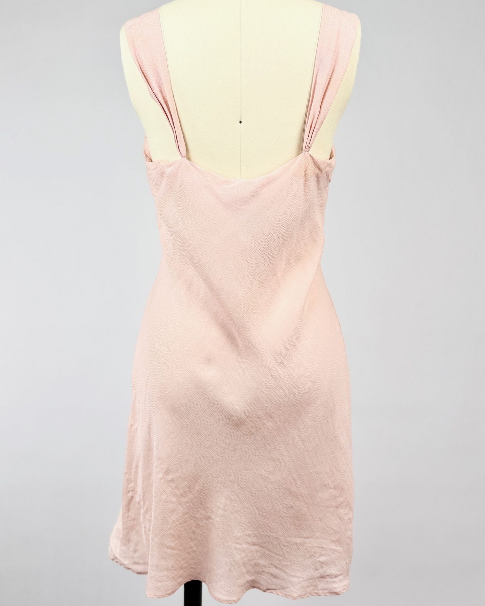 90s Blush Pink Silk Slip