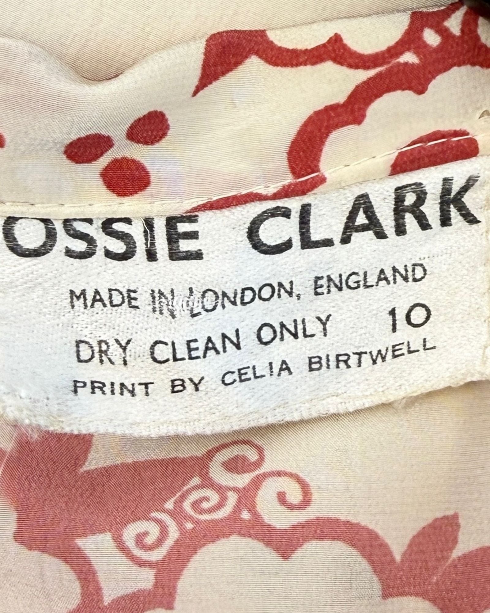 Ossie Clark Check Mate Floral Jacket