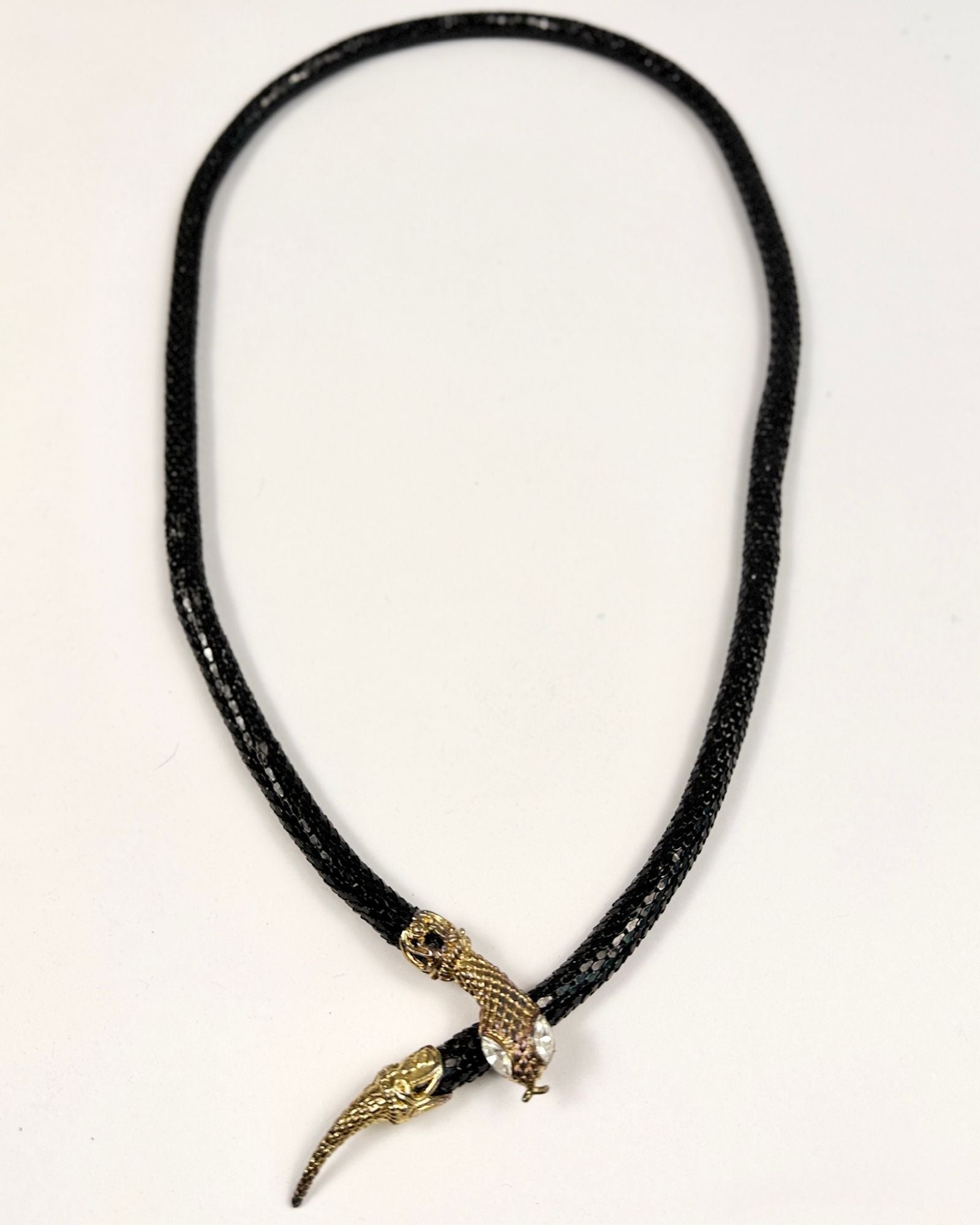 Black Snake Chainmail Necklace