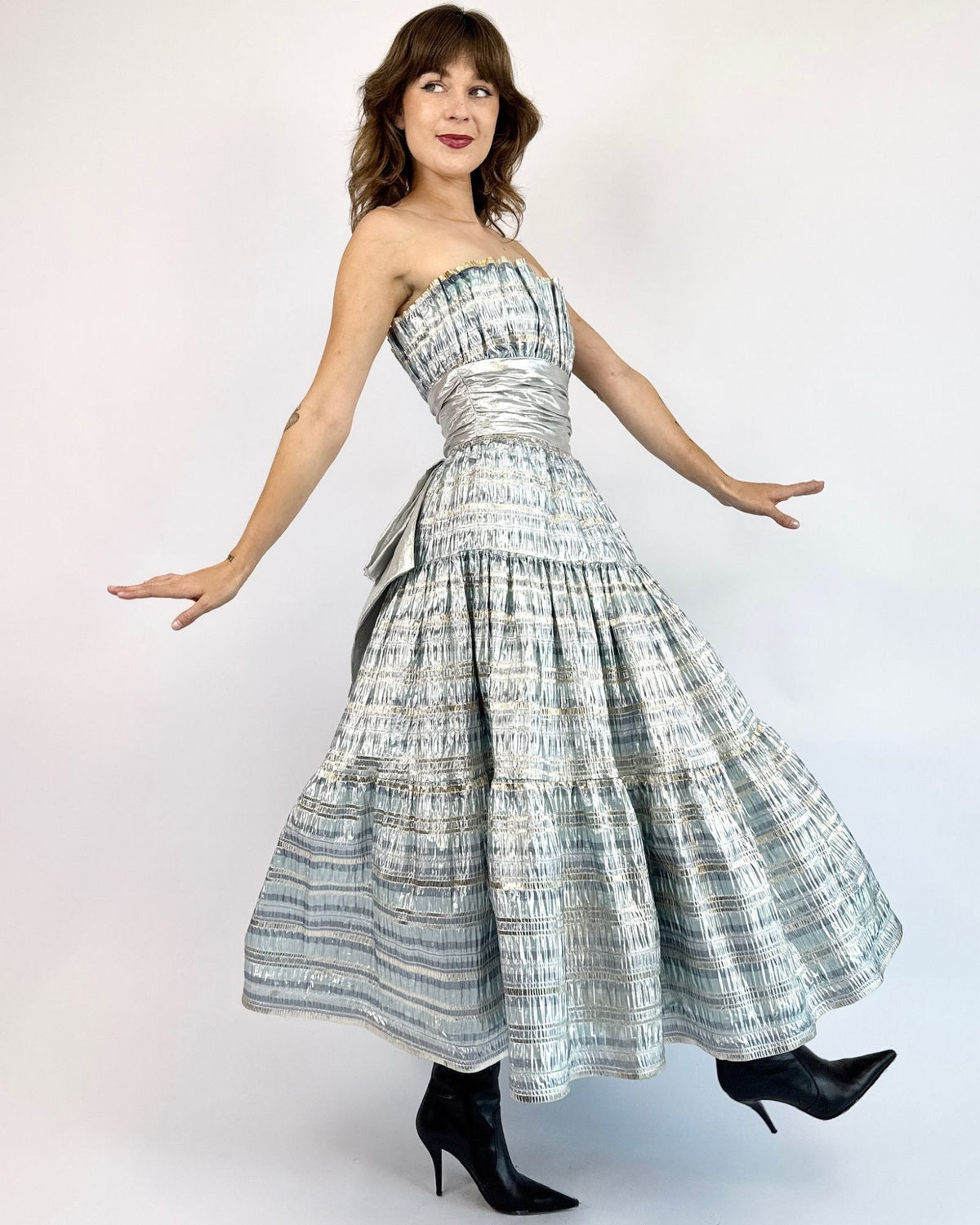 1950s Frosted Jubilee Party Dress