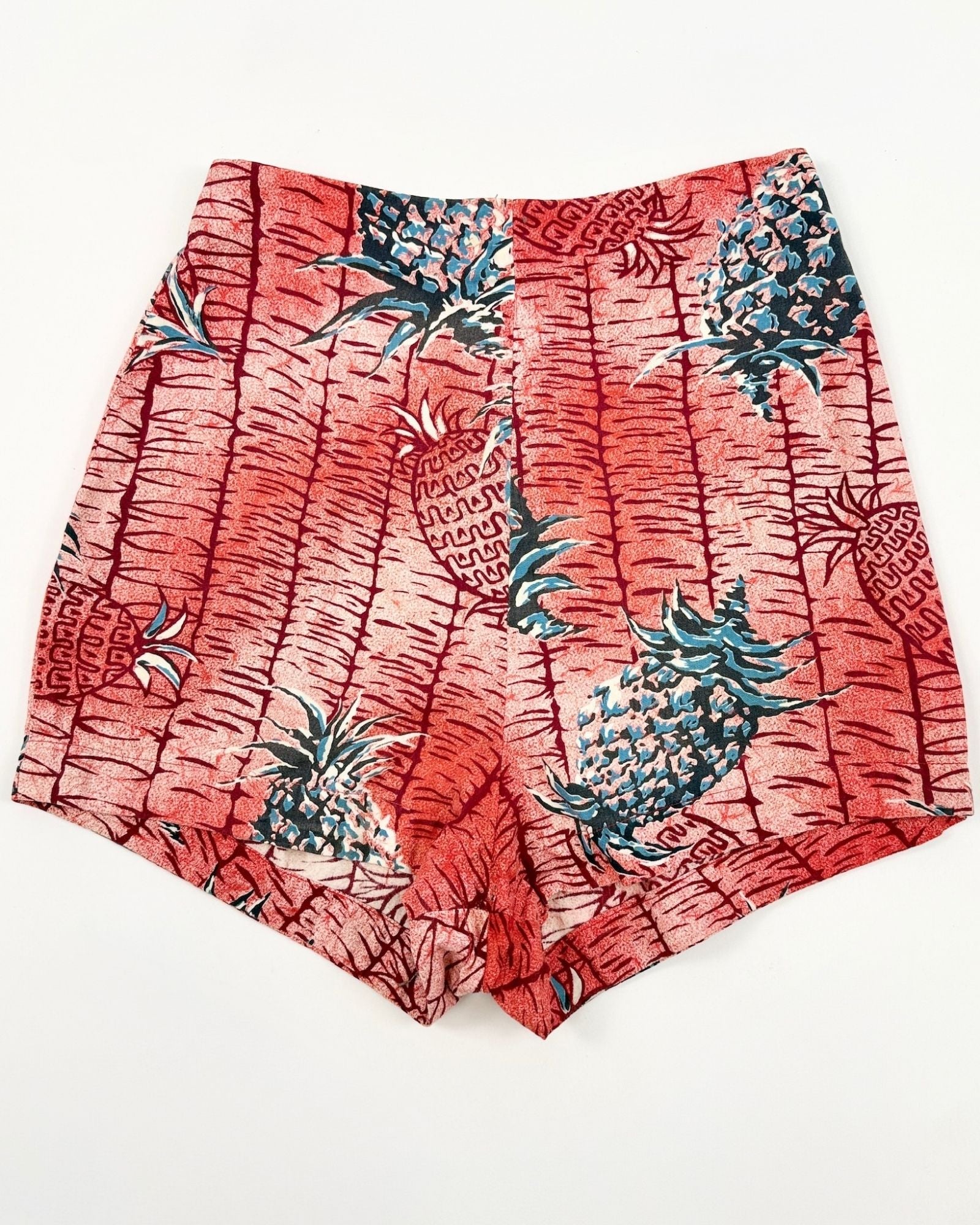 1950s Pineapple Pin-Up Shorts