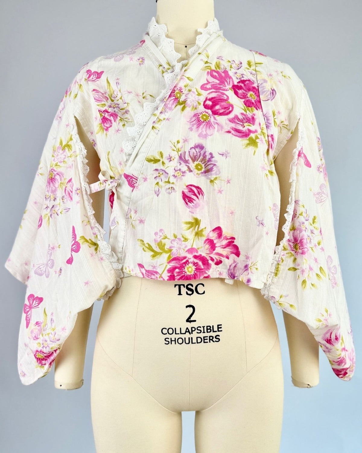 Cotton Butterfly Kimono Top