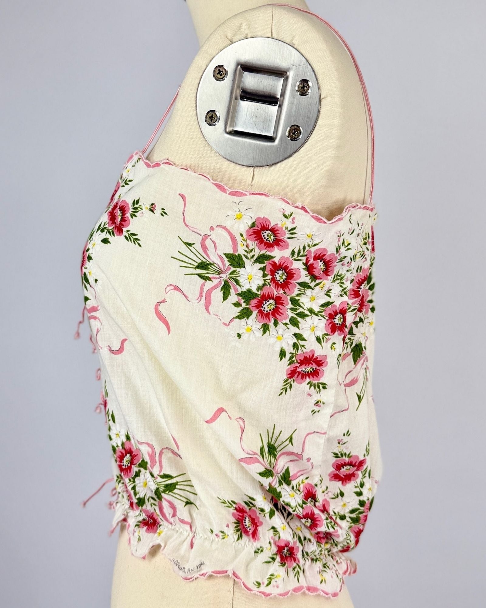 Flower Bouquet Tie Tank