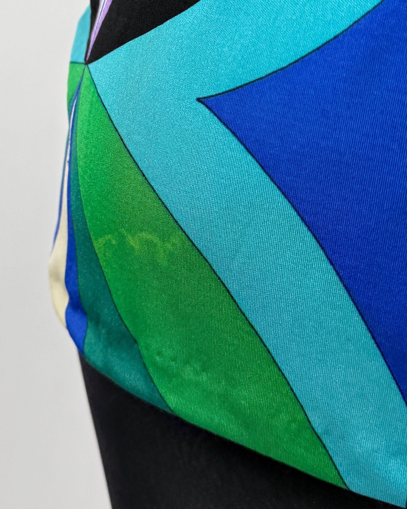 Emilio Pucci 60s Teal Mini Dress