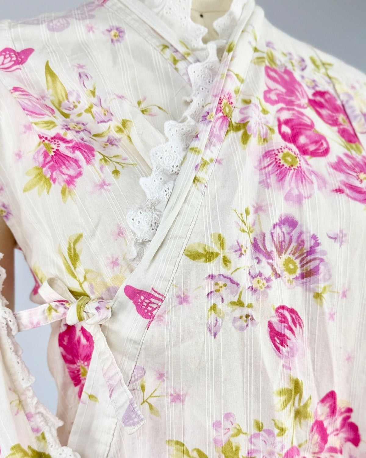 Cotton Butterfly Kimono Top