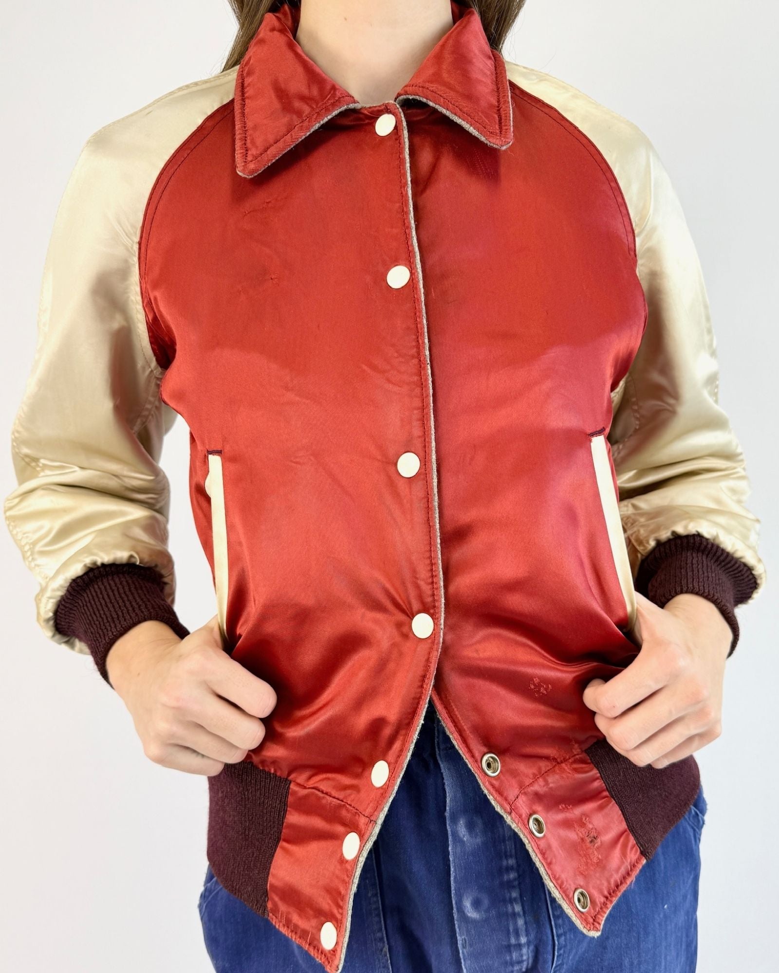 The Switch Up Reversible Satin Jacket