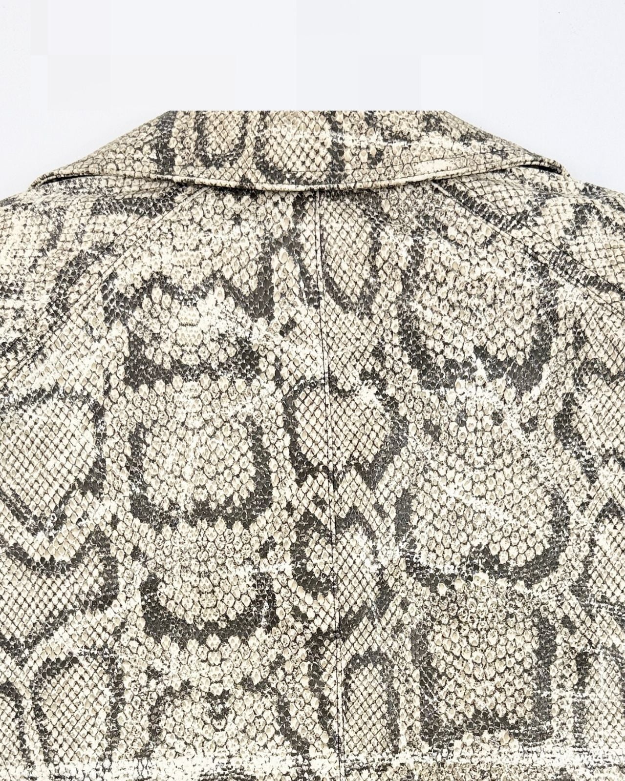 Y2K Faux Python Jacket