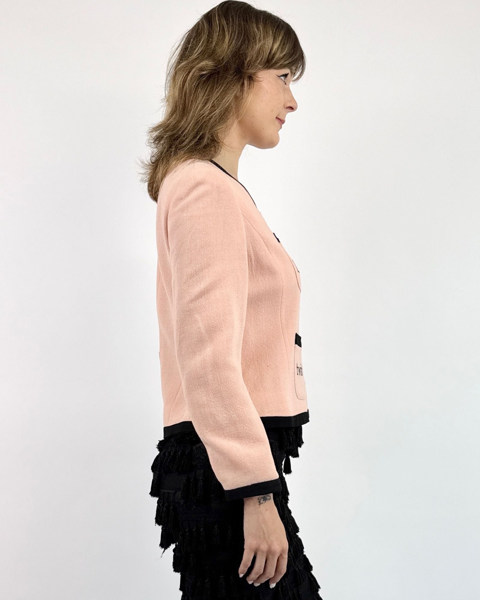 Cheap and Chic Moschino Let's Twist Blazer
