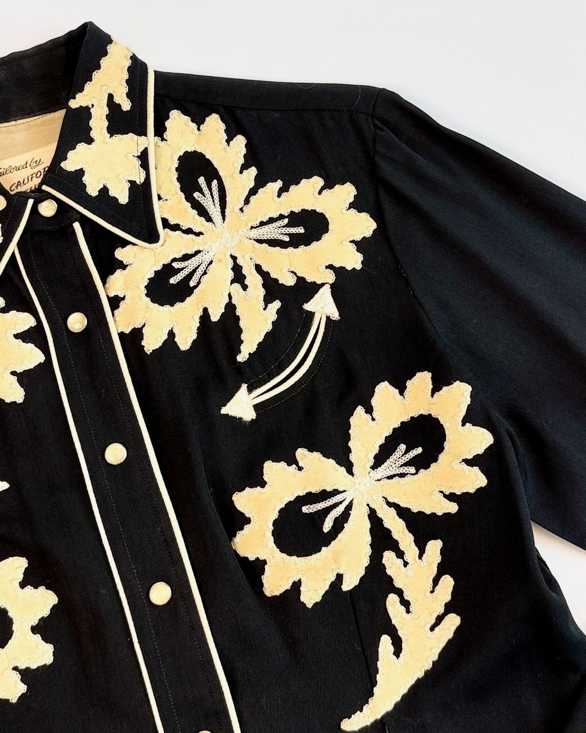 California Ranchwear Embroidered Pearl Snap