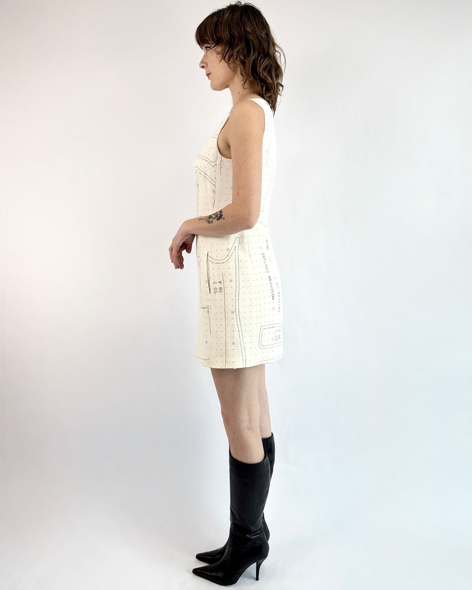 Moschino Couture Make The Cut Pattern Dress