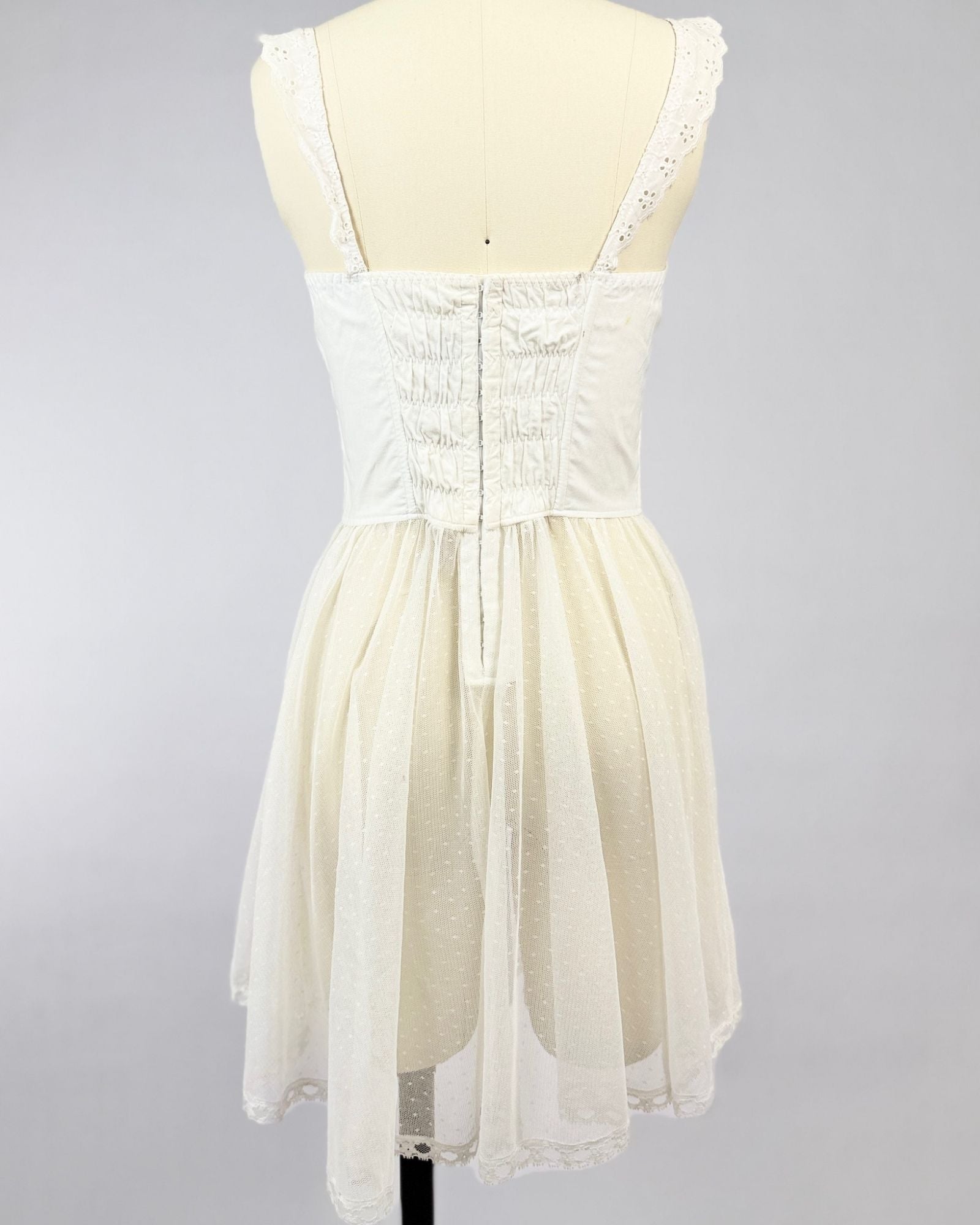 Victoria's Secret Eyelet Bustier Dress