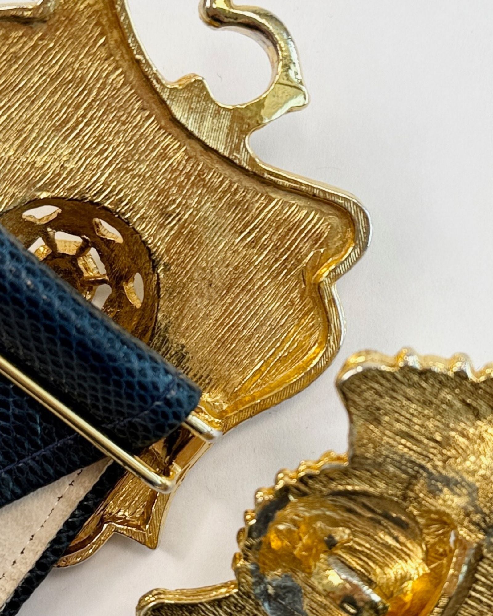 Black Golden Buckle Belt