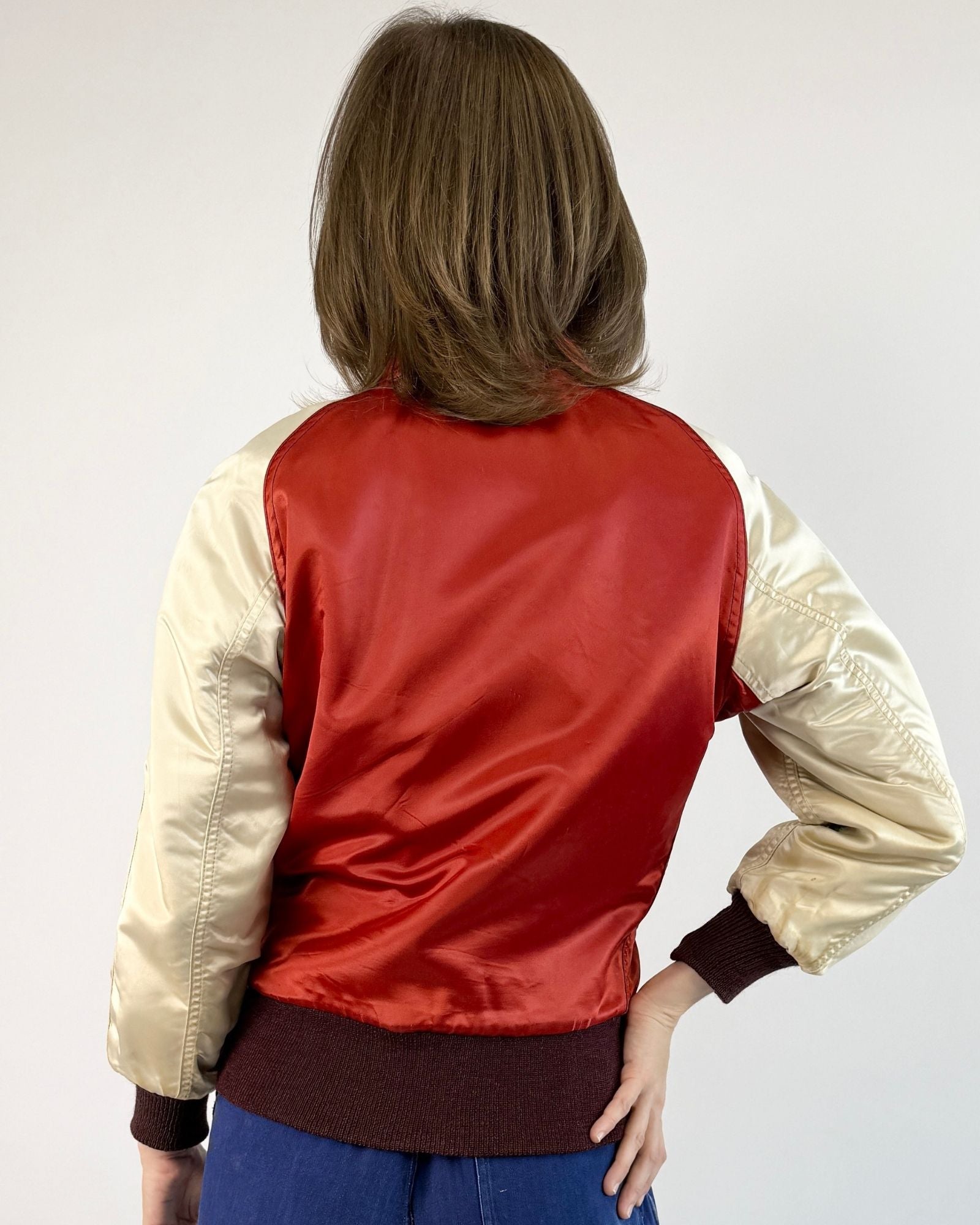 The Switch Up Reversible Satin Jacket