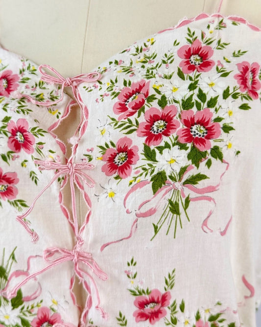 Flower Bouquet Tie Tank