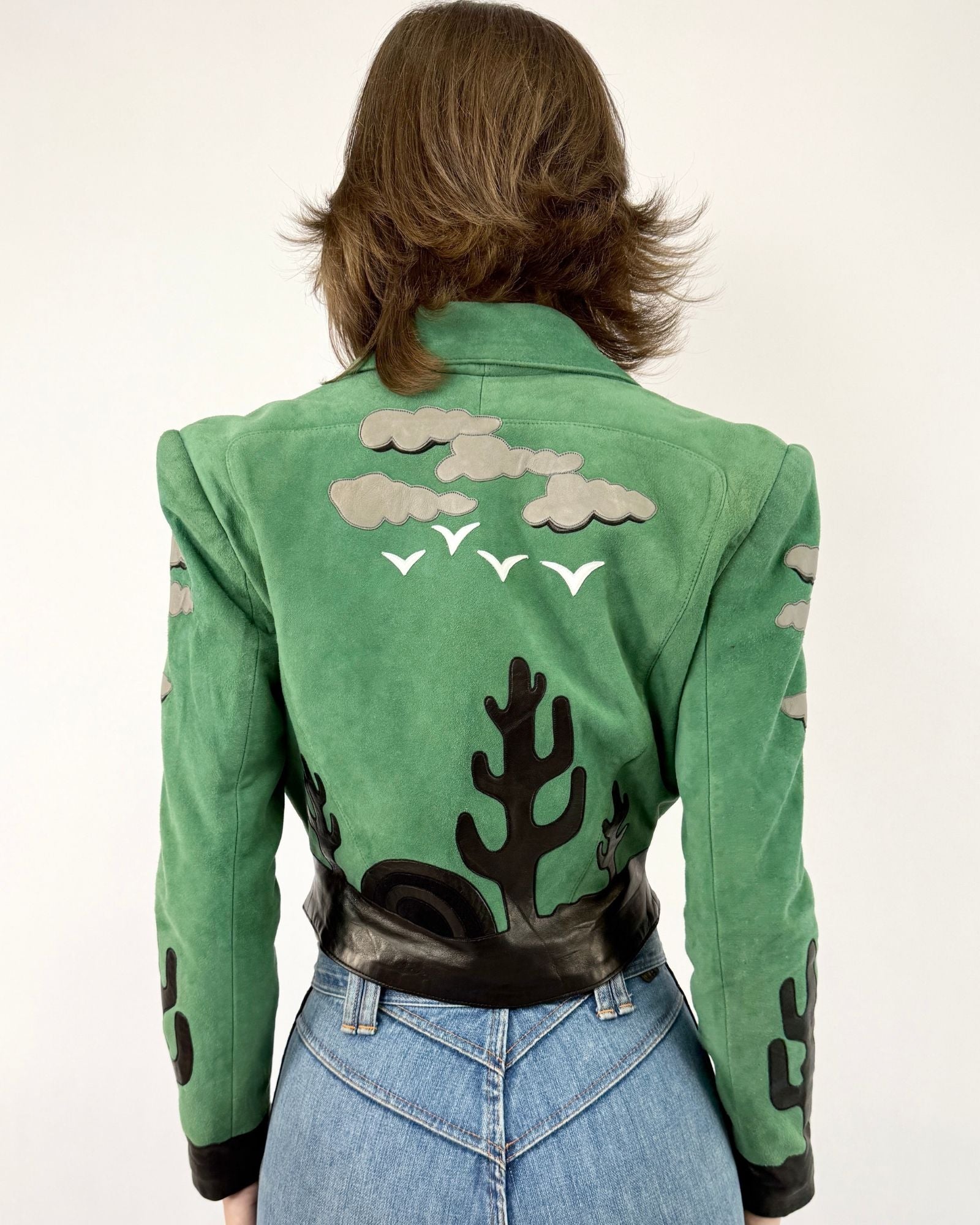 Jean Claude Jitrois Mystic Grit Patchwork Jacket