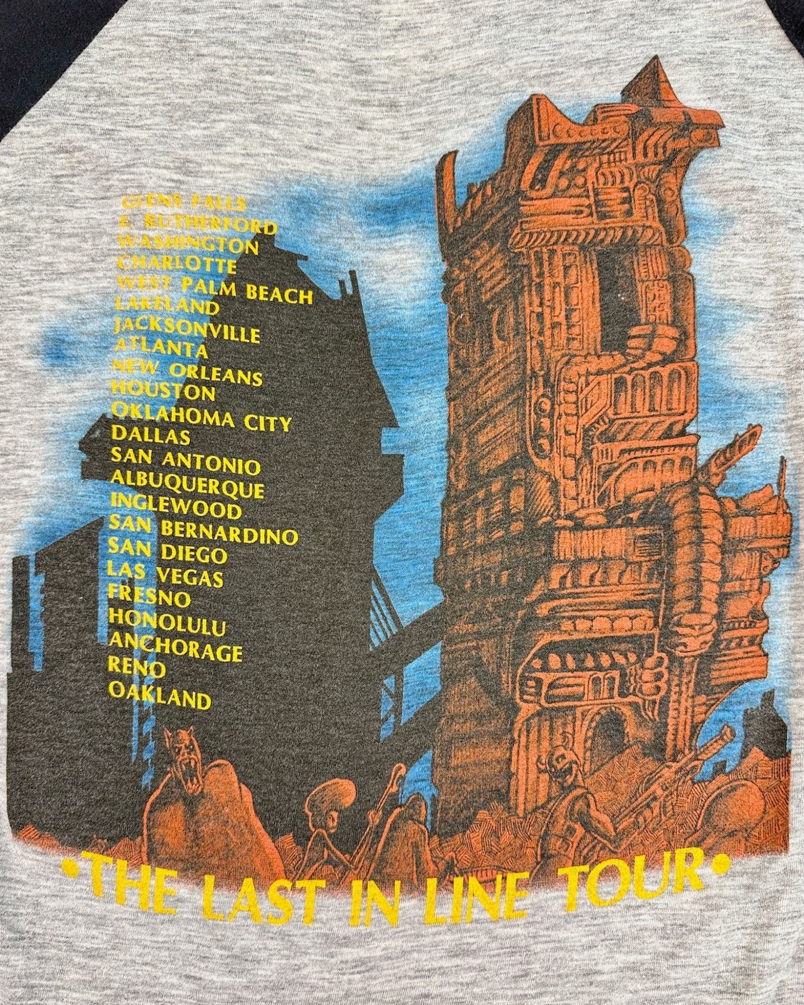 1984 Dio Last In Line Tee