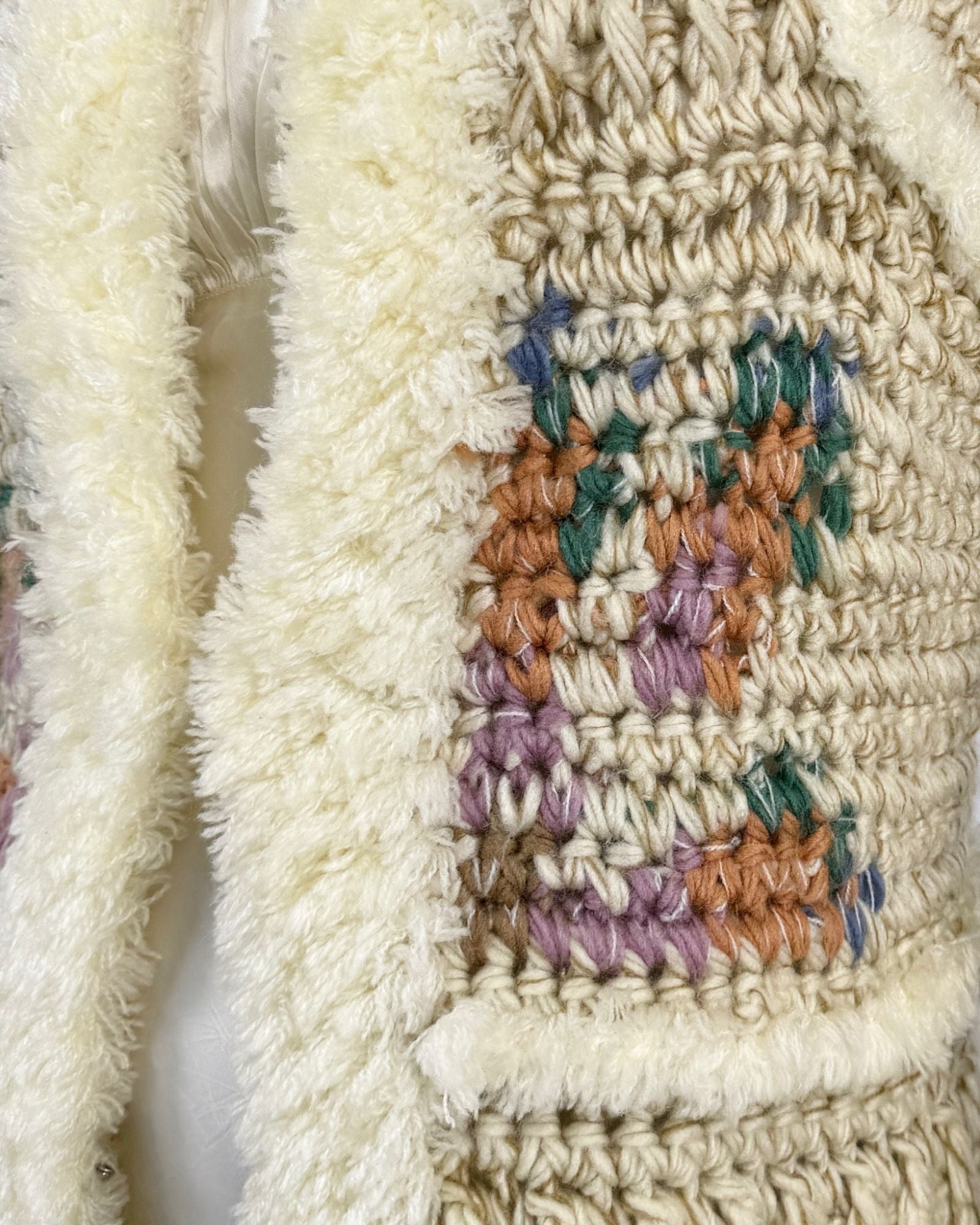 Riddle Me This 70s Yarn Coat