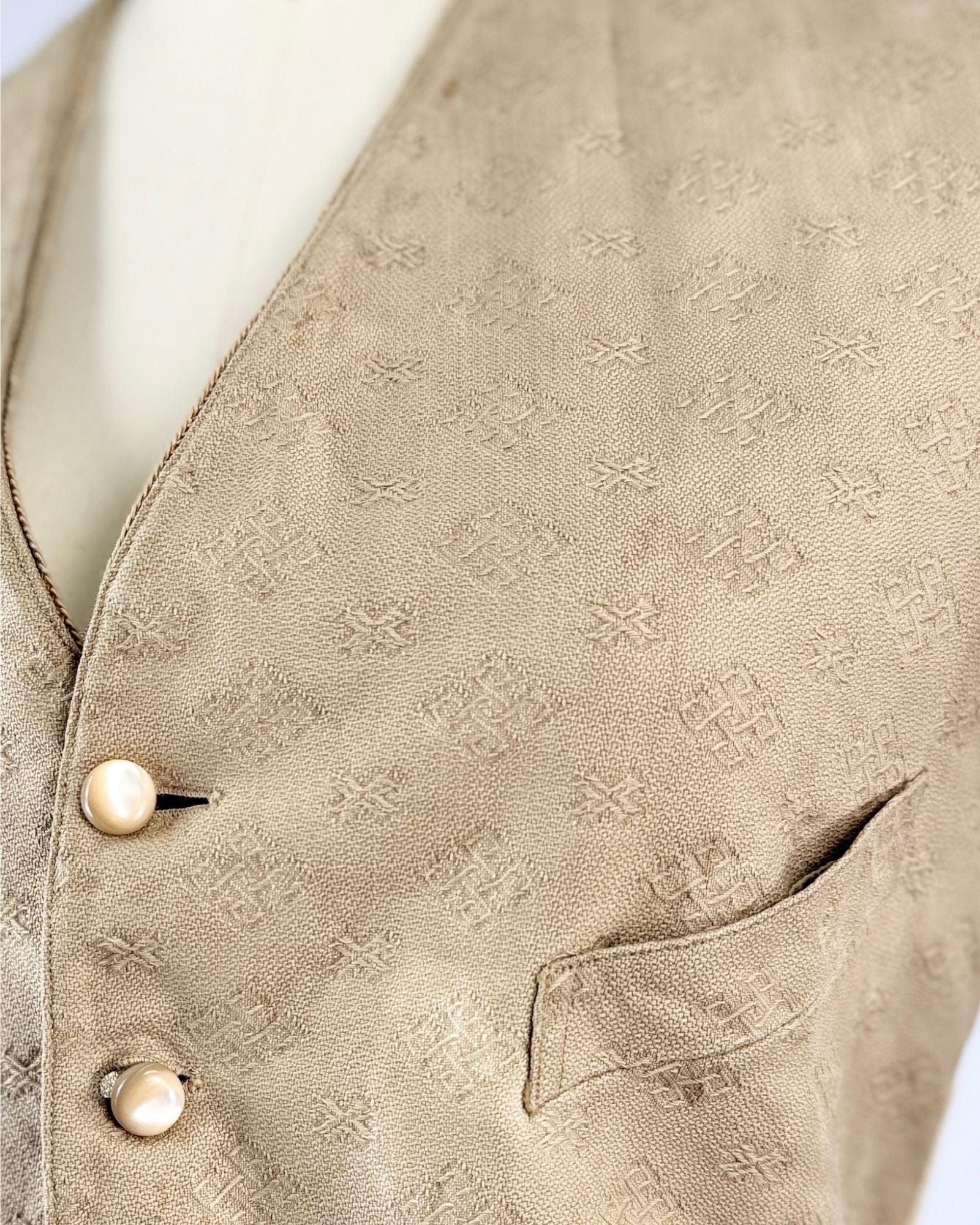 Antique Tan Waistcoat