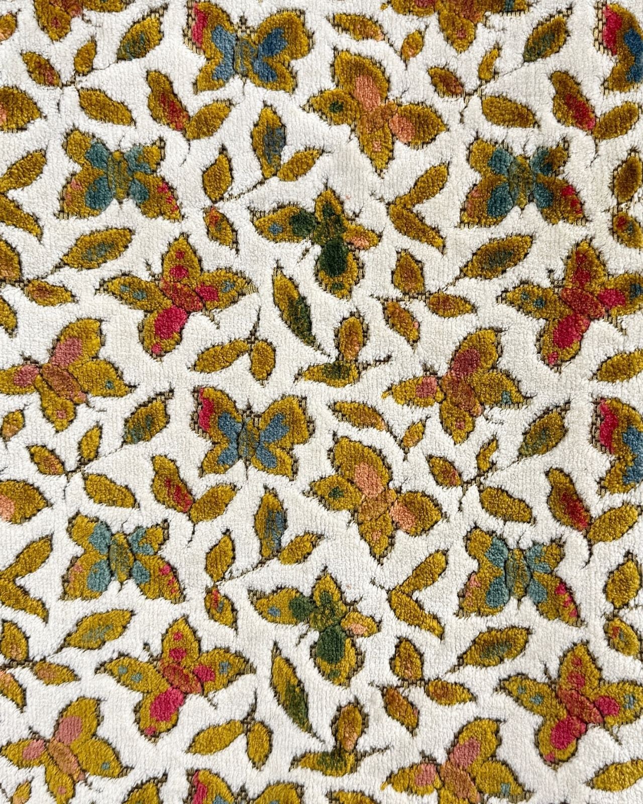 60s Taking Flight Butterfly Brocade Coat