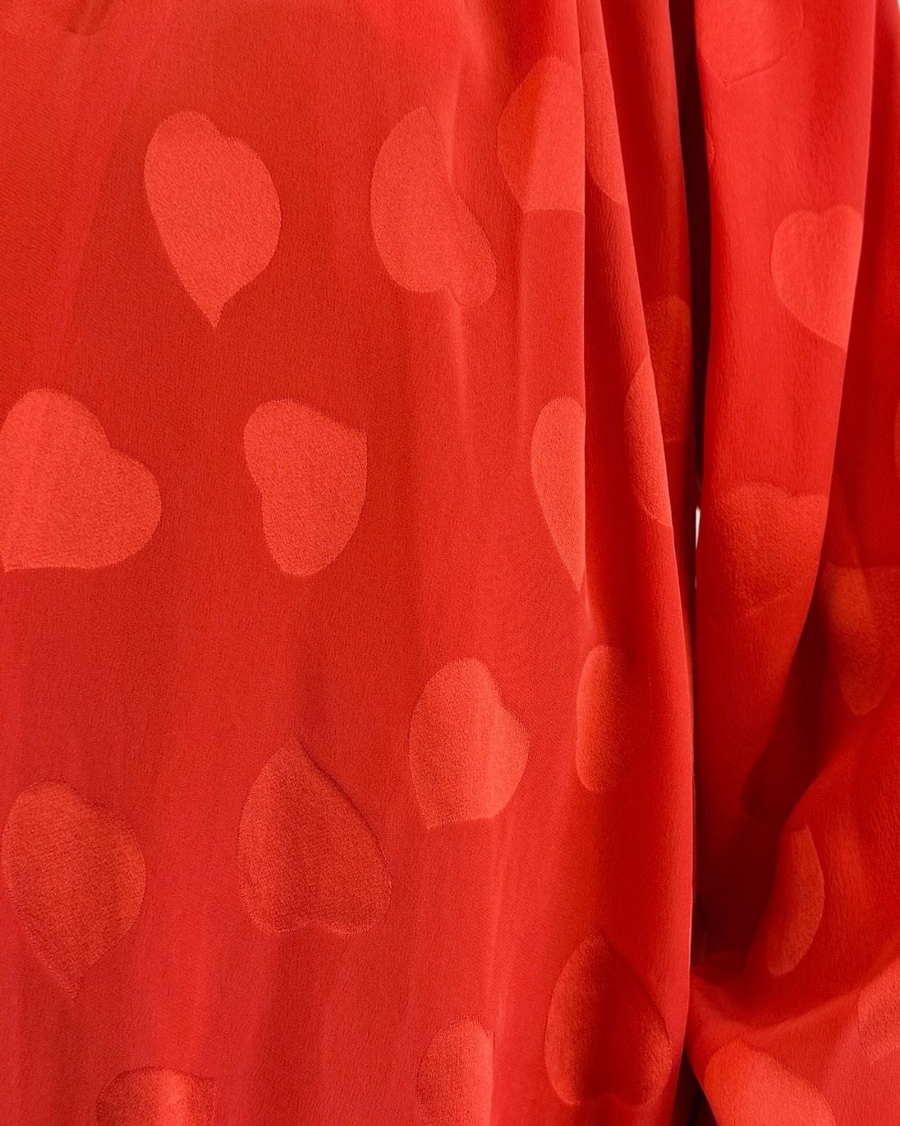 YSL Heart On My Sleeve Silk Blouse