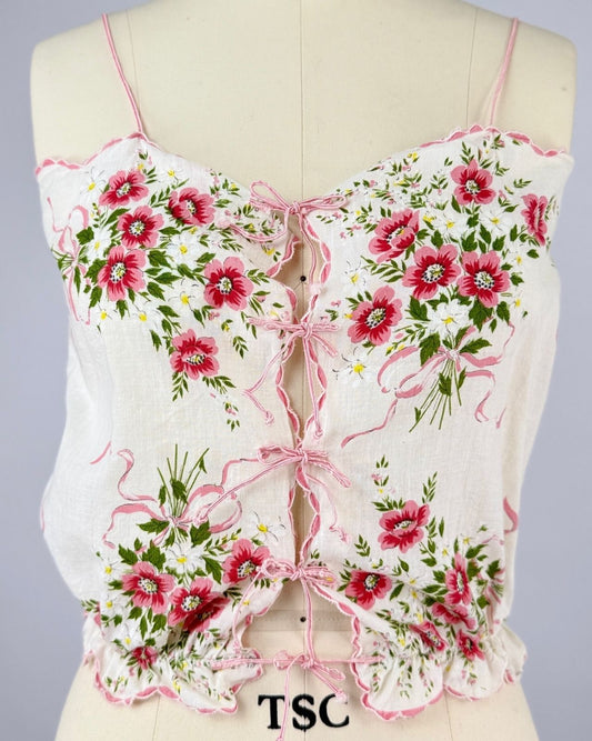 Flower Bouquet Tie Tank
