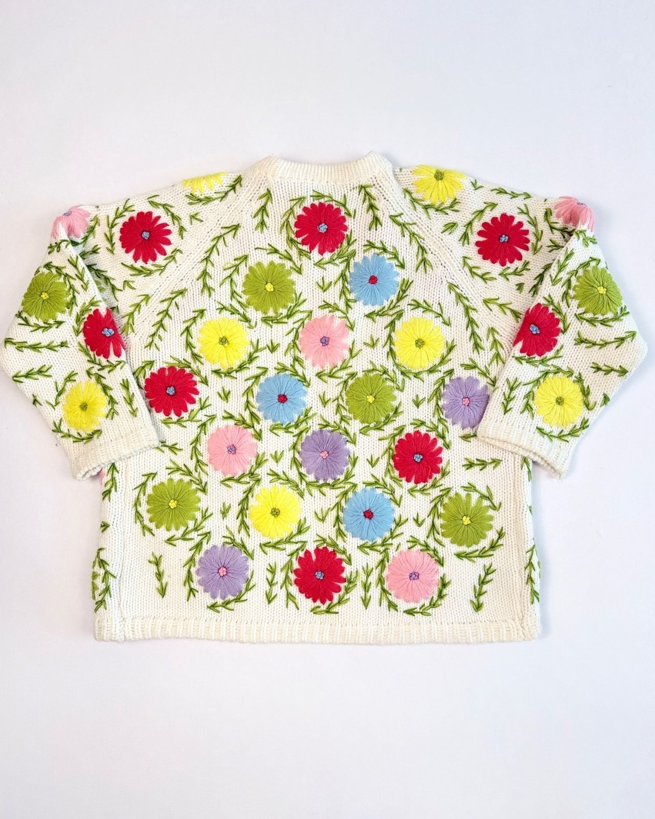 Gorgeous Floral Knit Cardigan