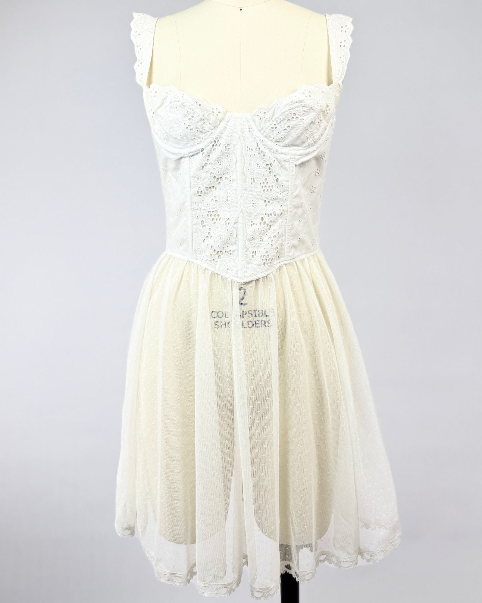 Victoria's Secret Eyelet Bustier Dress