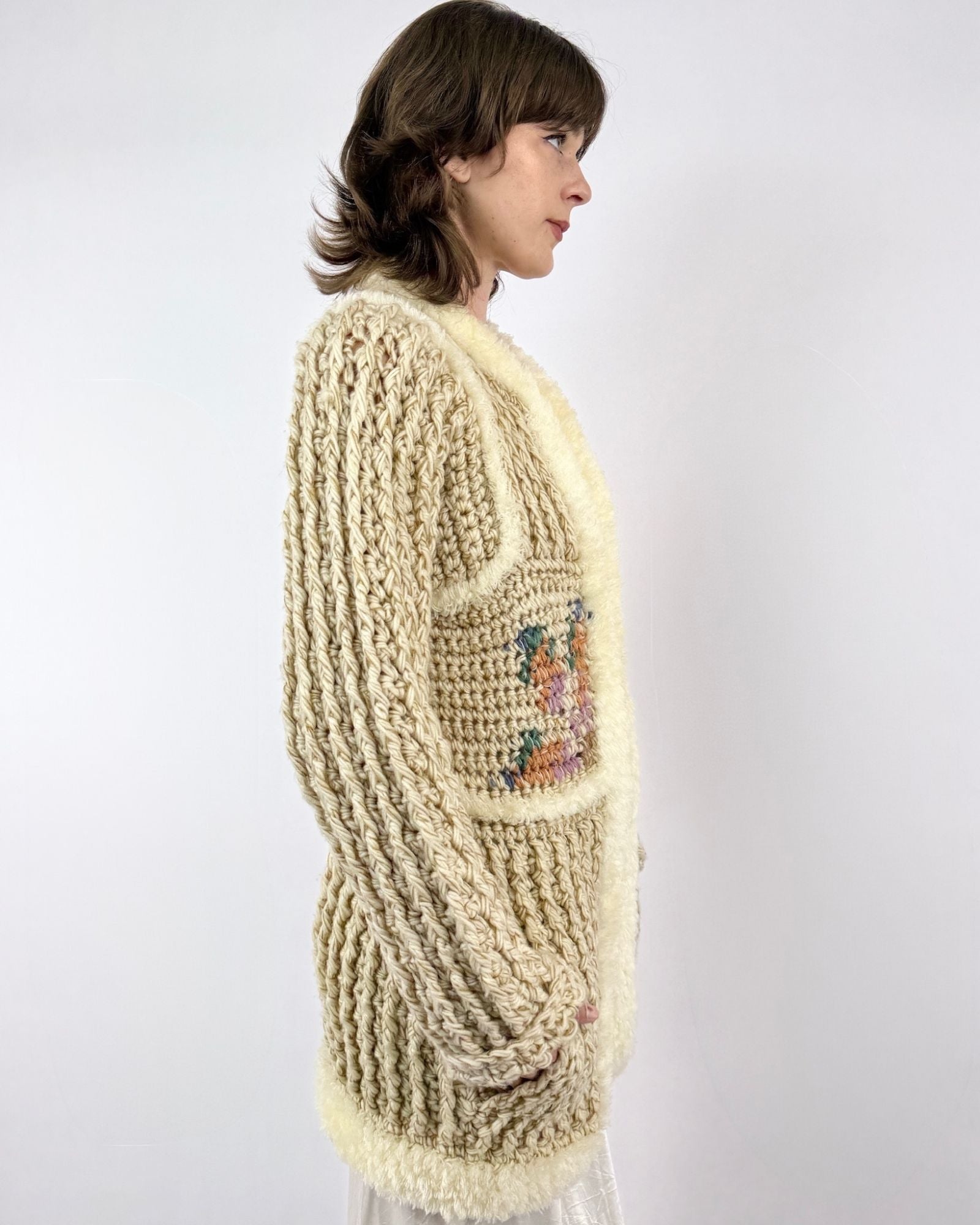 Riddle Me This 70s Yarn Coat