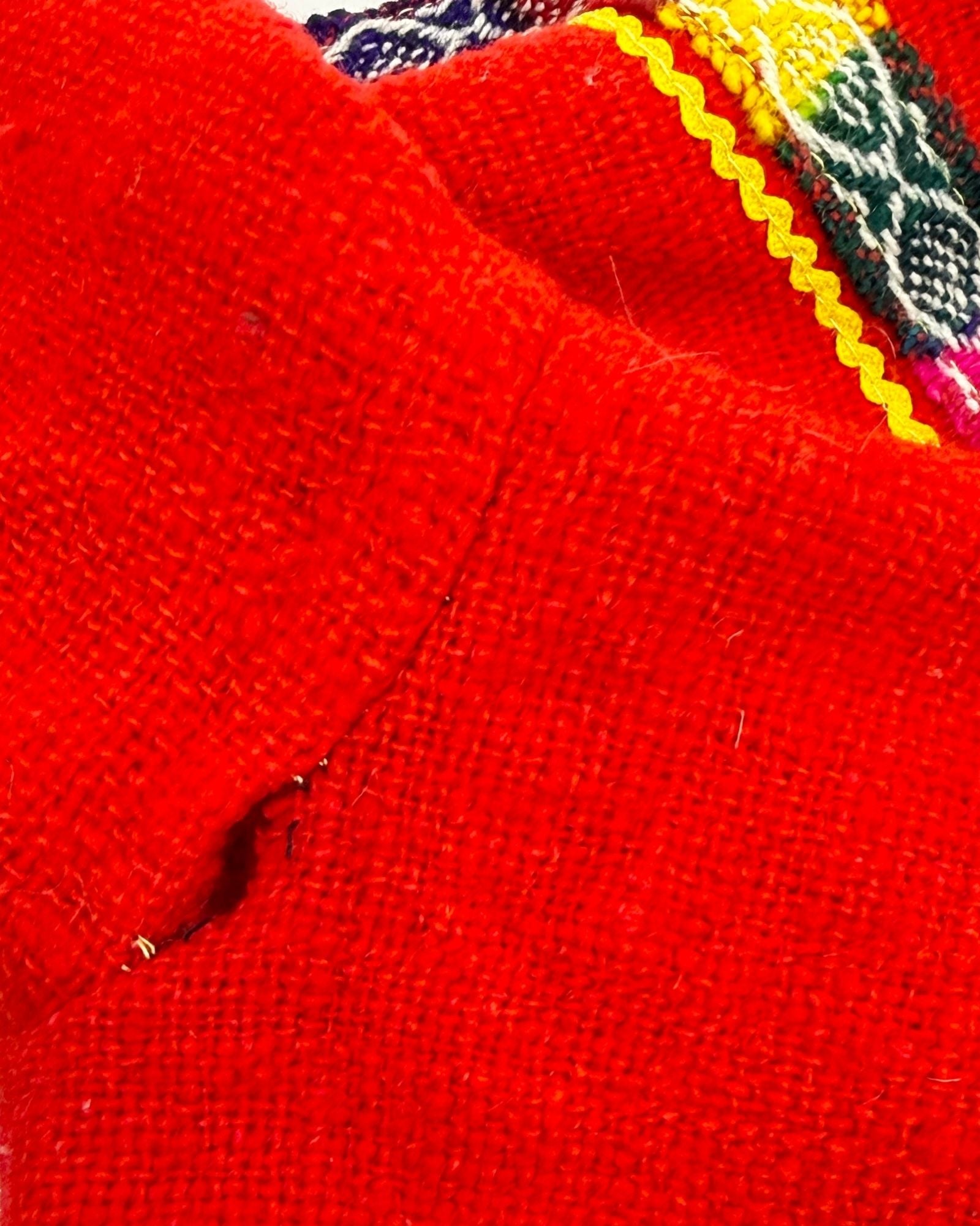 Bolivian Colorful Moments Folk Art Jacket