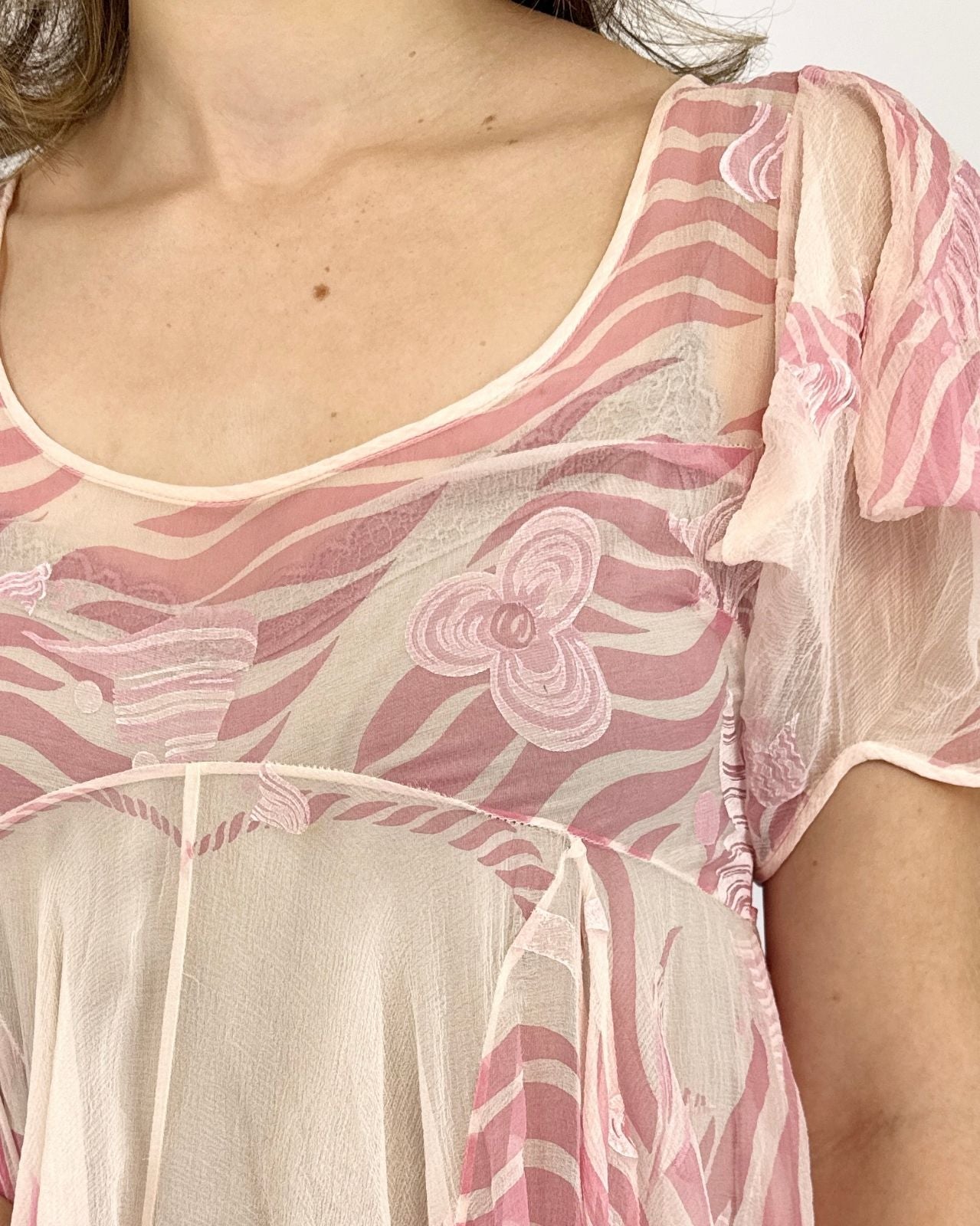 Zandra Rhodes Fairies Flit Mini Dress