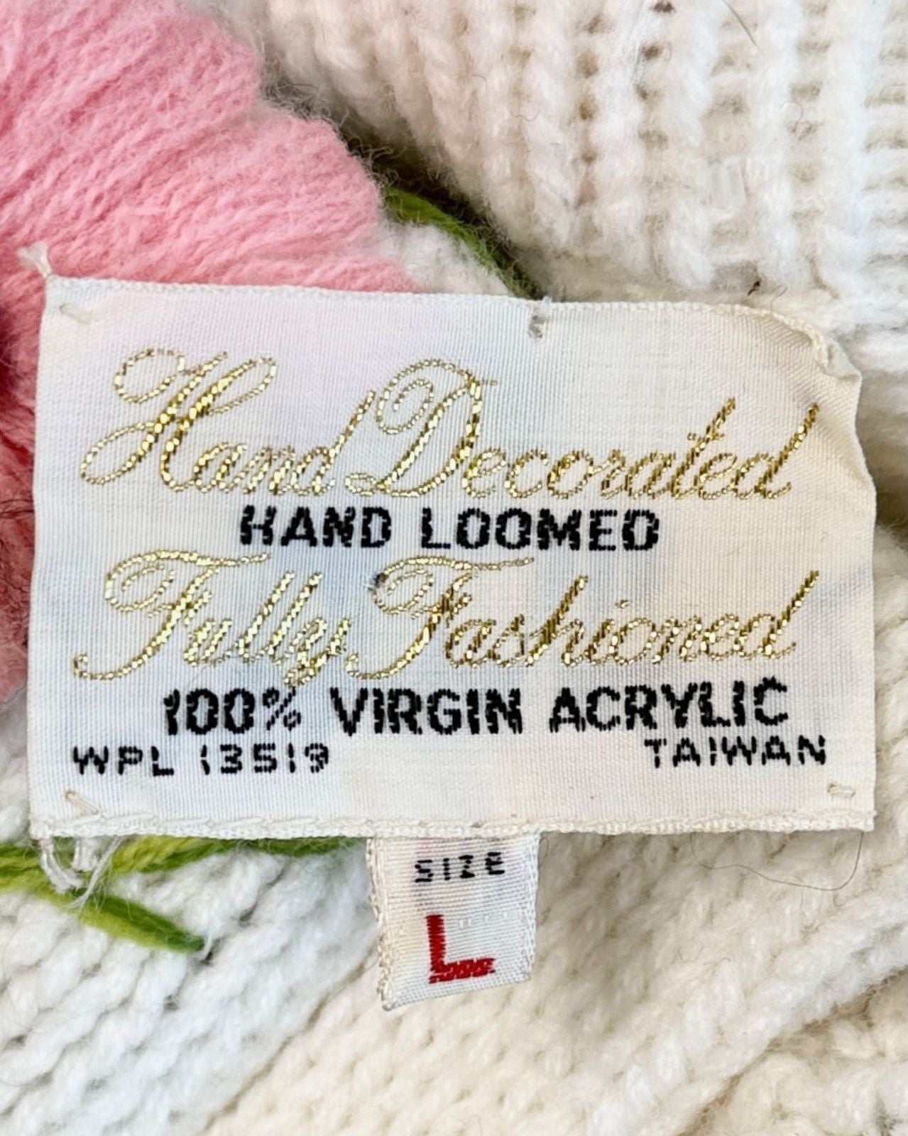 Gorgeous Floral Knit Cardigan