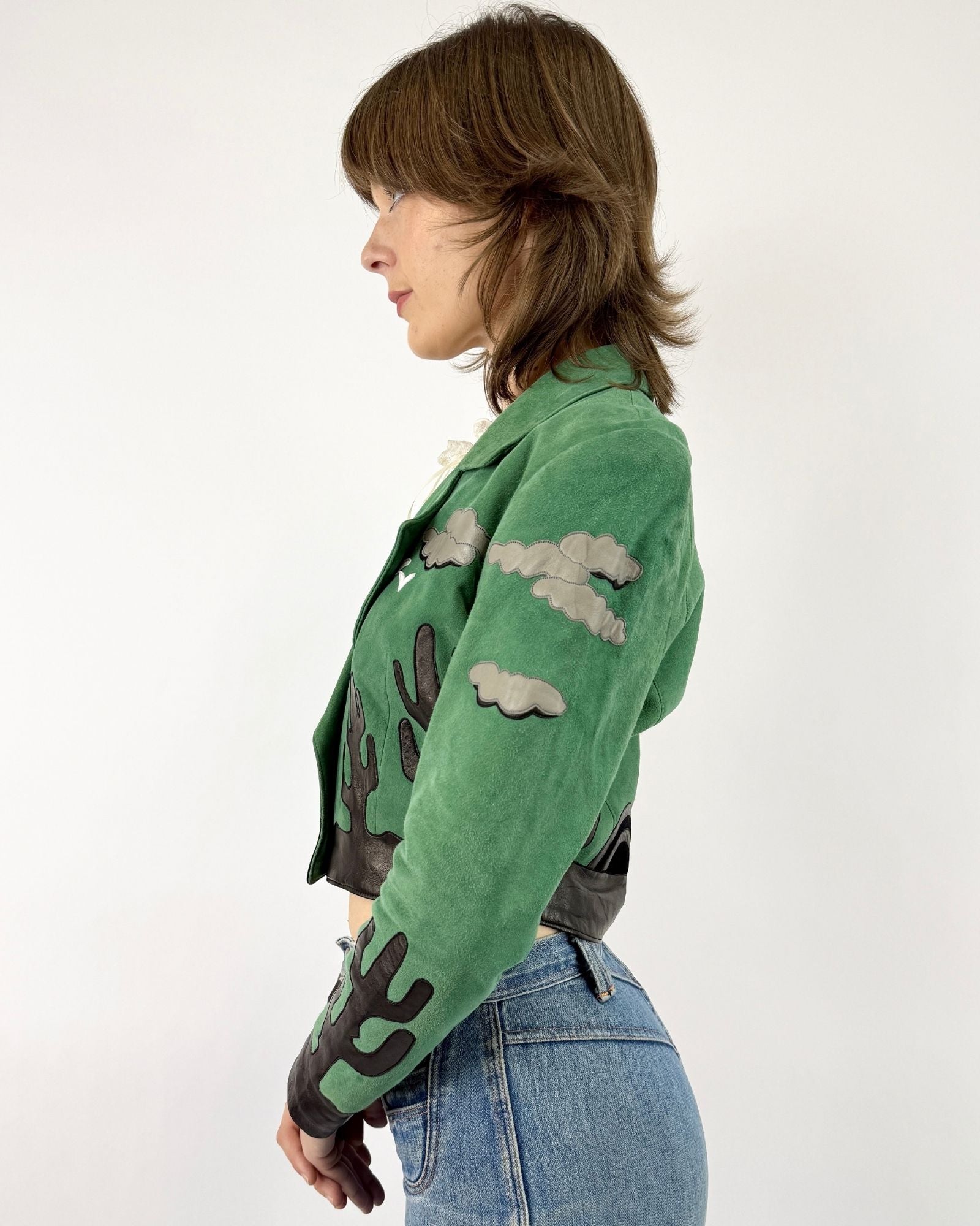 Jean Claude Jitrois Mystic Grit Patchwork Jacket