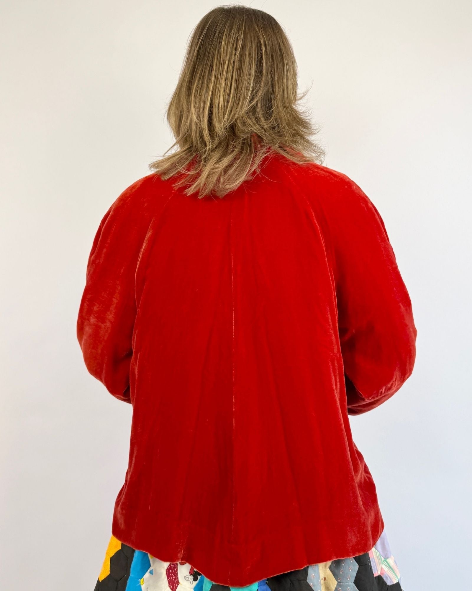1930s Gone Tomorrow Rust Velvet Jacket