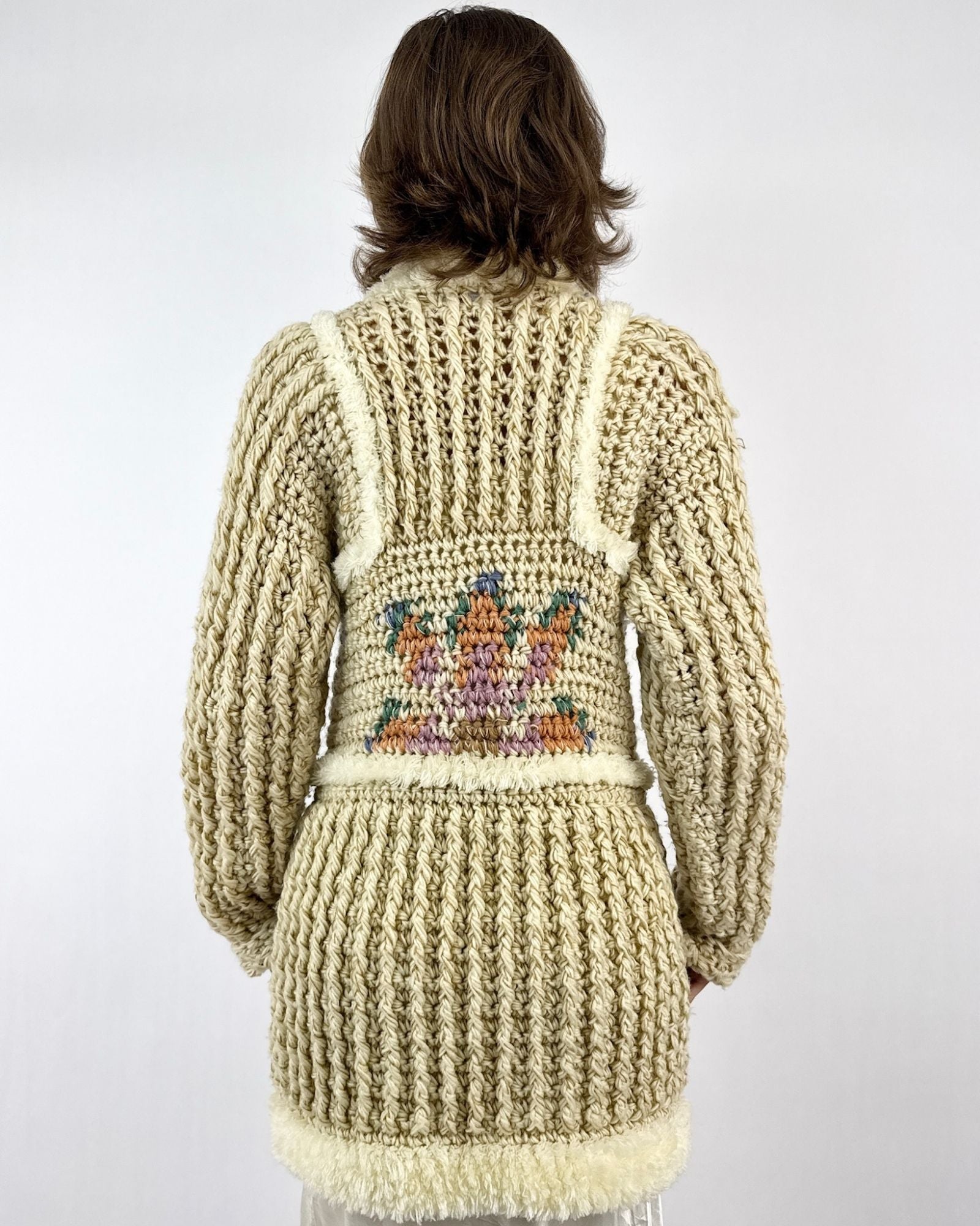 Riddle Me This 70s Yarn Coat