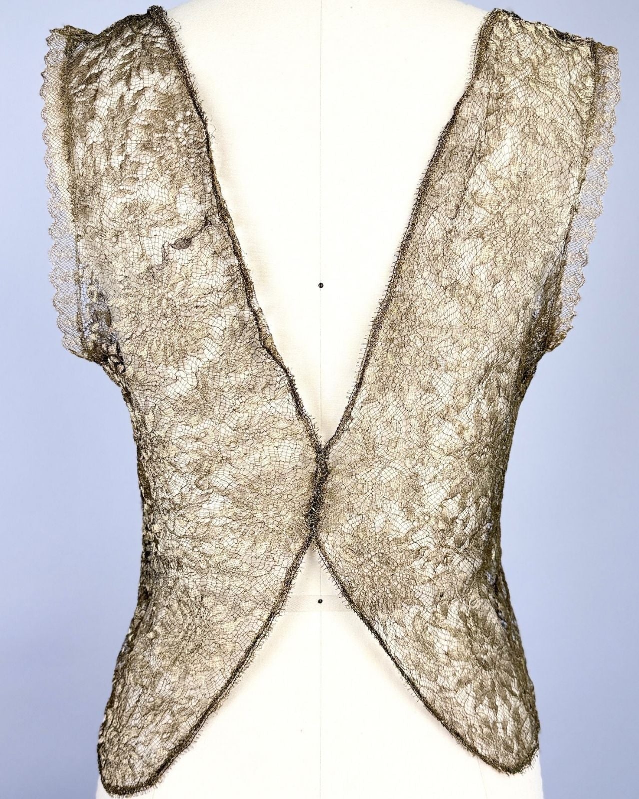 Antique Gold Metallic Beaded Tank